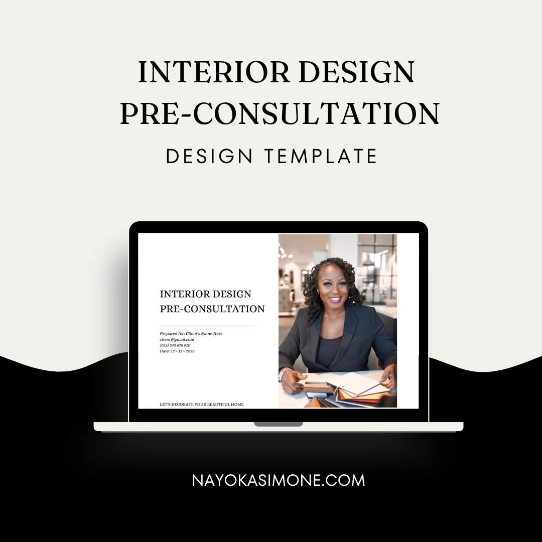 Interior Design Pre-Consultation Template