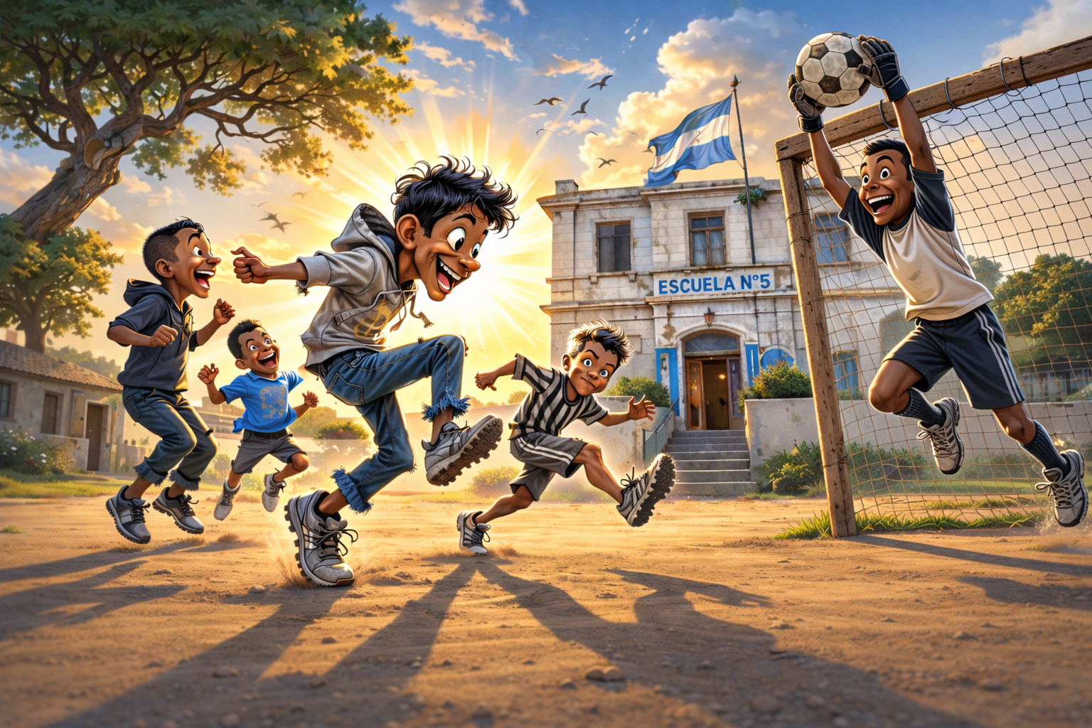 Repetición sin repetición: La canchita, la escuela y la arquitectura invisible del portero.