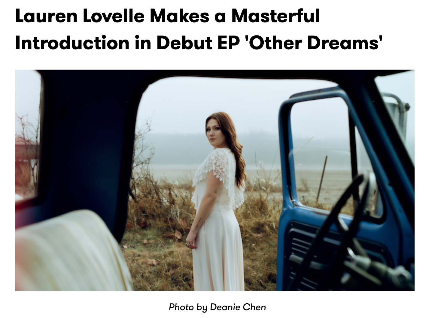 click for ONES TO WATCH article by Rebeccah Blau