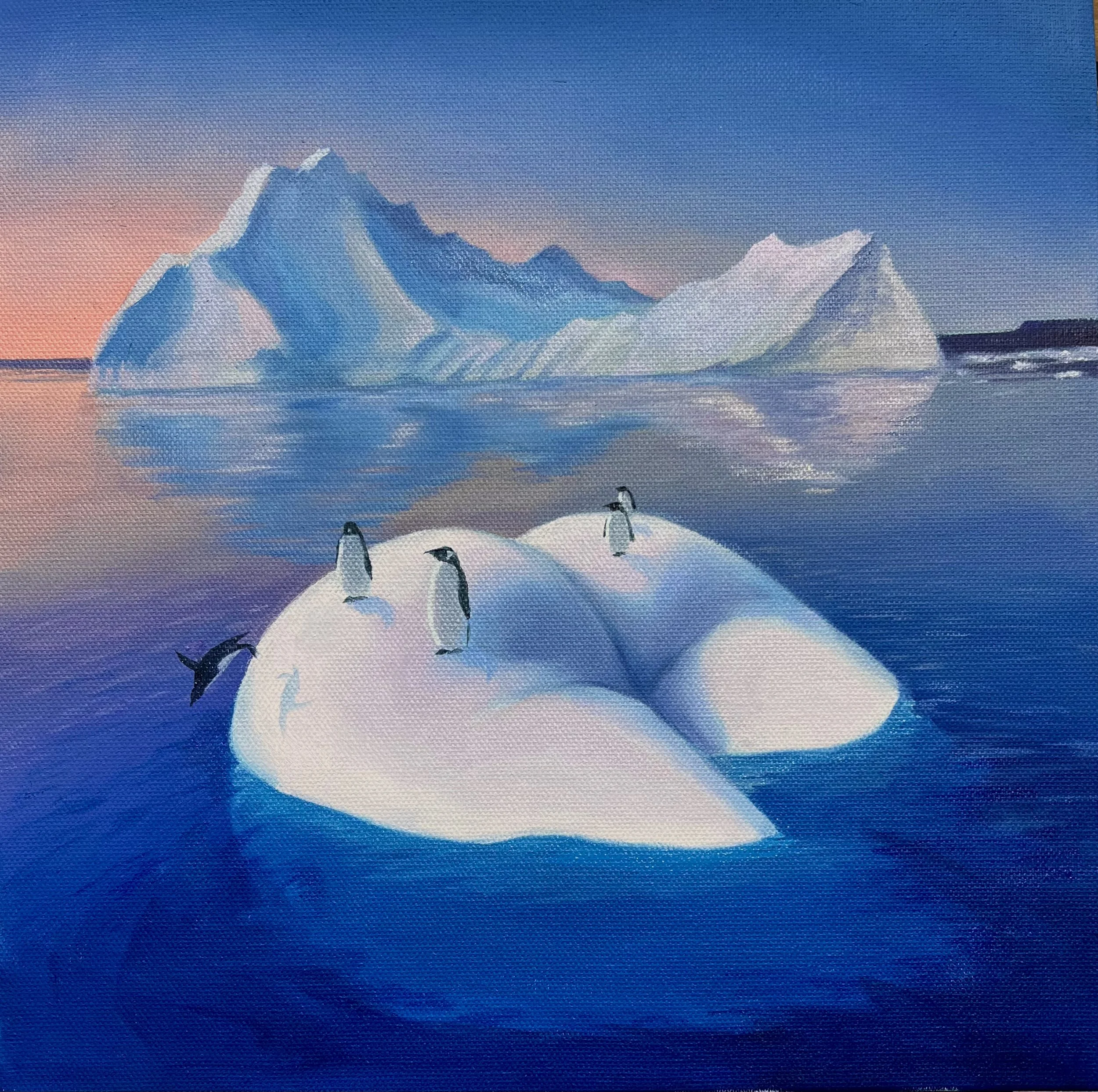 "The penguins were the first to notice some of the stranger effects of global warming"