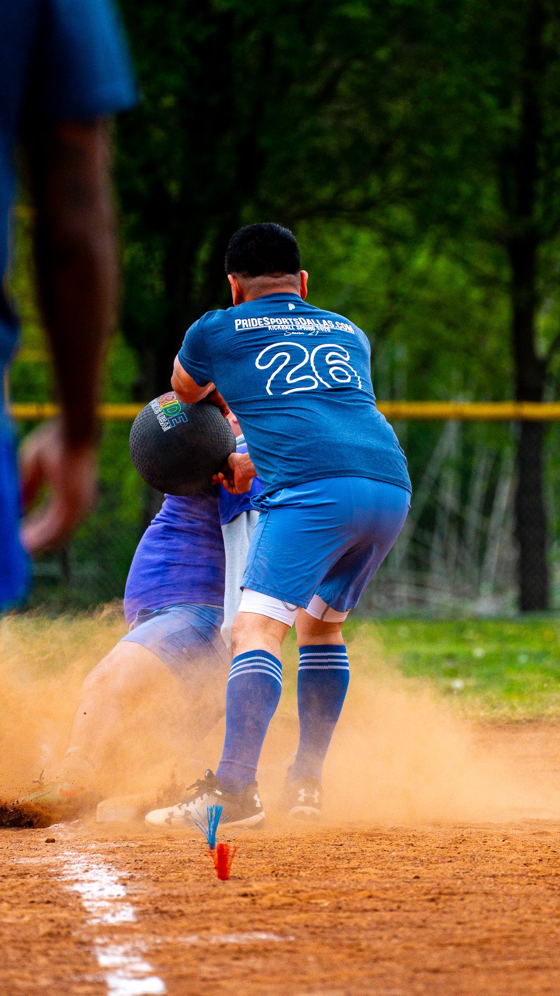 He is OUT!  Club Sports Photography DFW.jpg