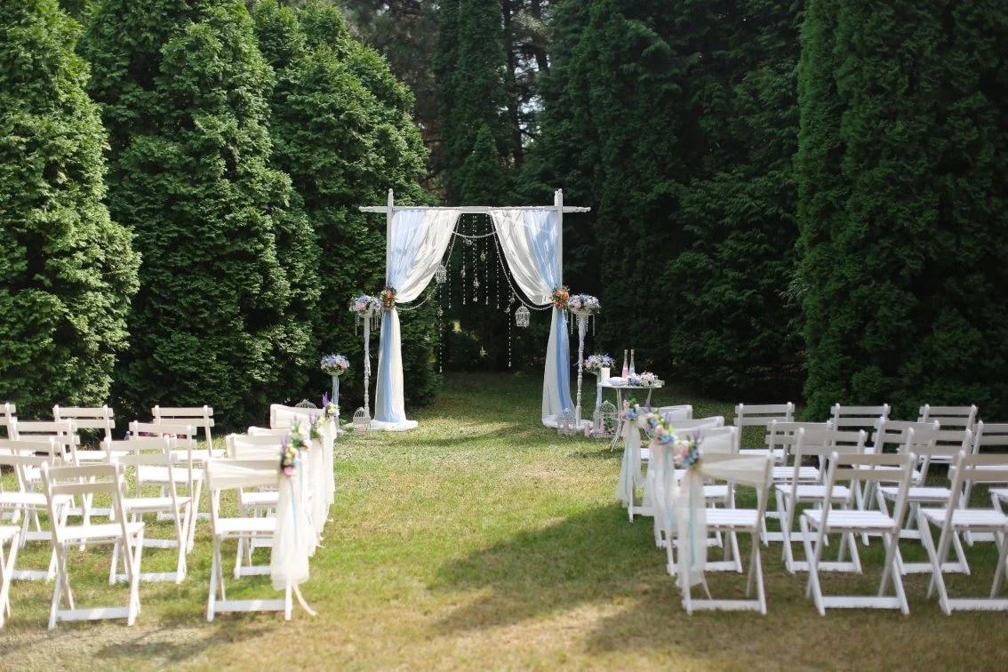 A wedding ceremony put together by Uplift Events