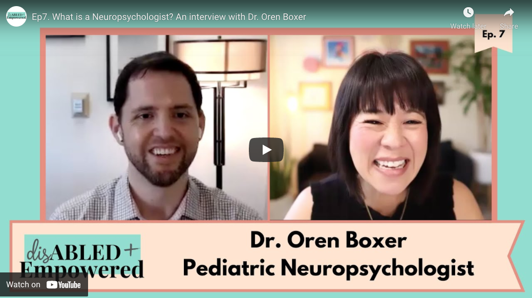 Dr. Boxer's Interview with disABLED+Empowered