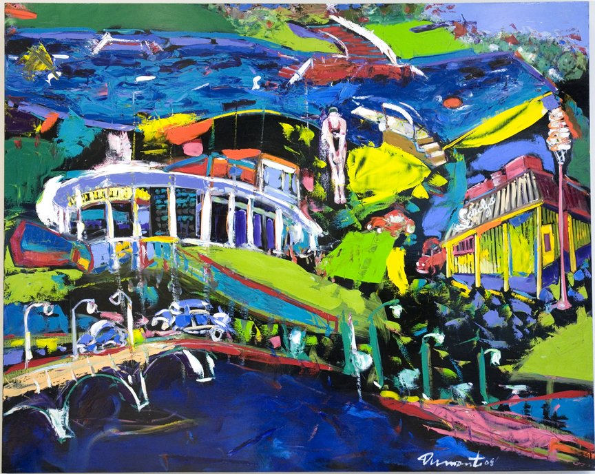 “The Longing,” 48″ x 60″ oil on maple