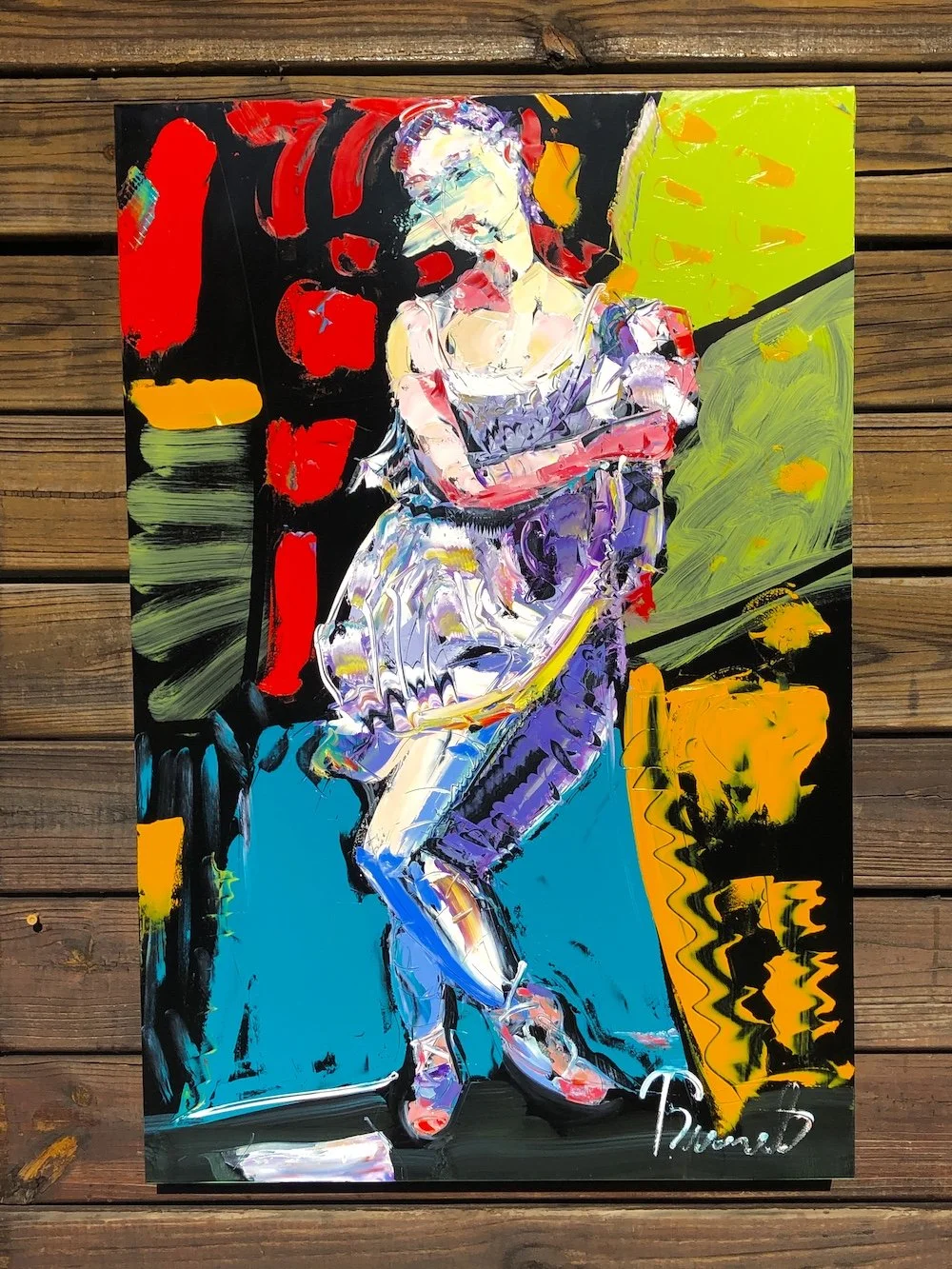 "Saturday Intermission," 36" x 24" oil 2020