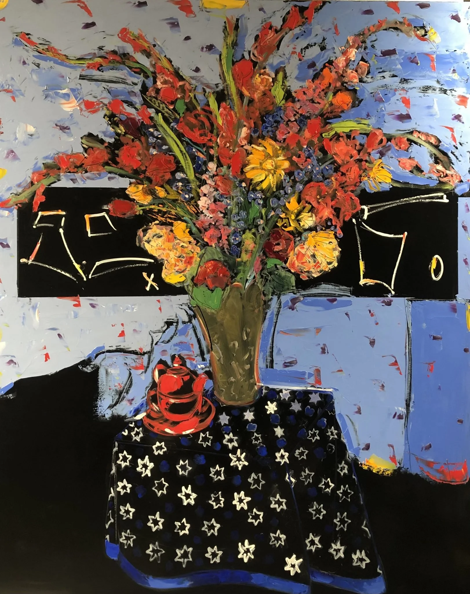 “Flower Fantasia ,” 60″ x 48″ oil  2022.jpg