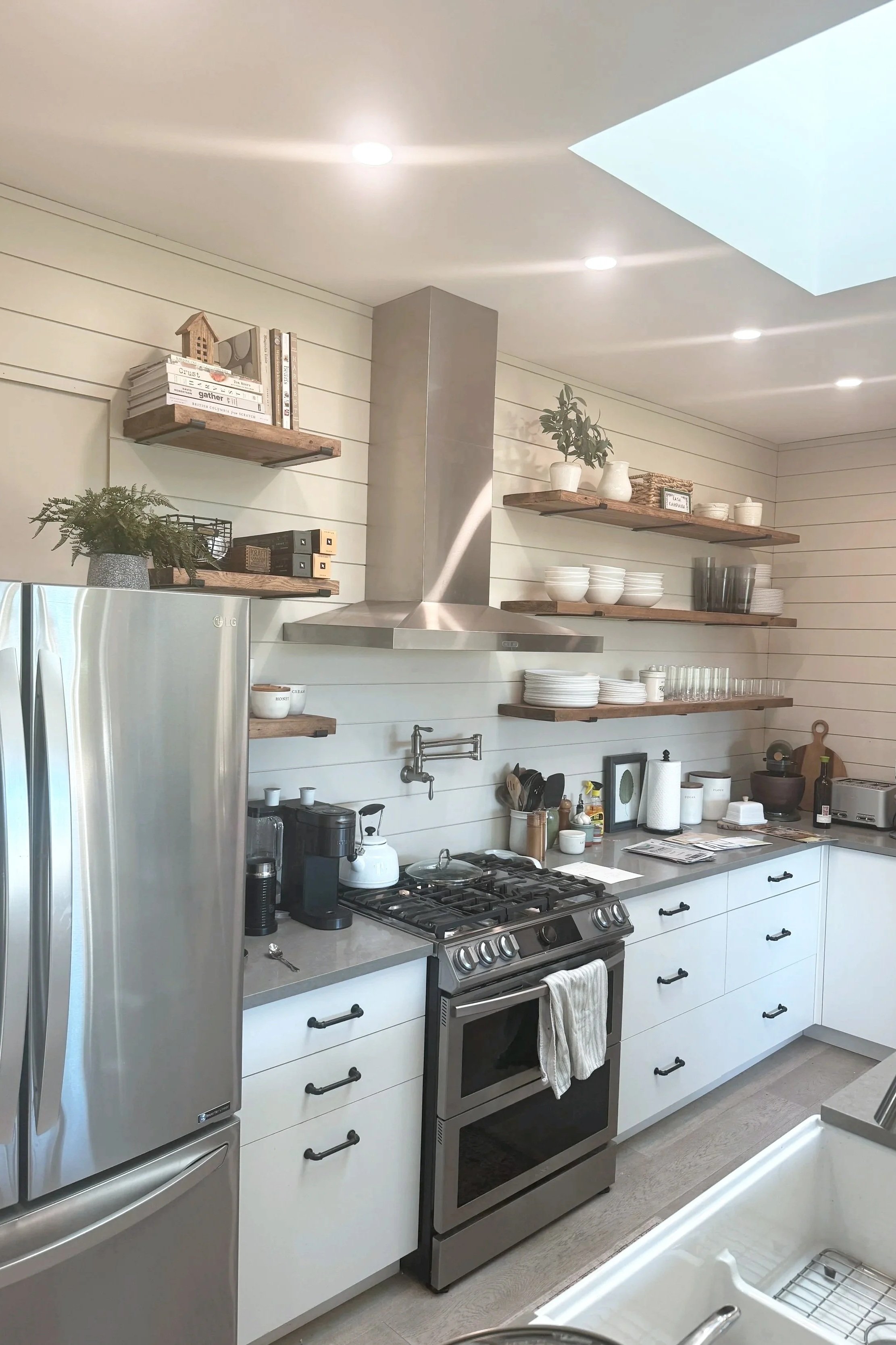 Shiplap kitchen renovation