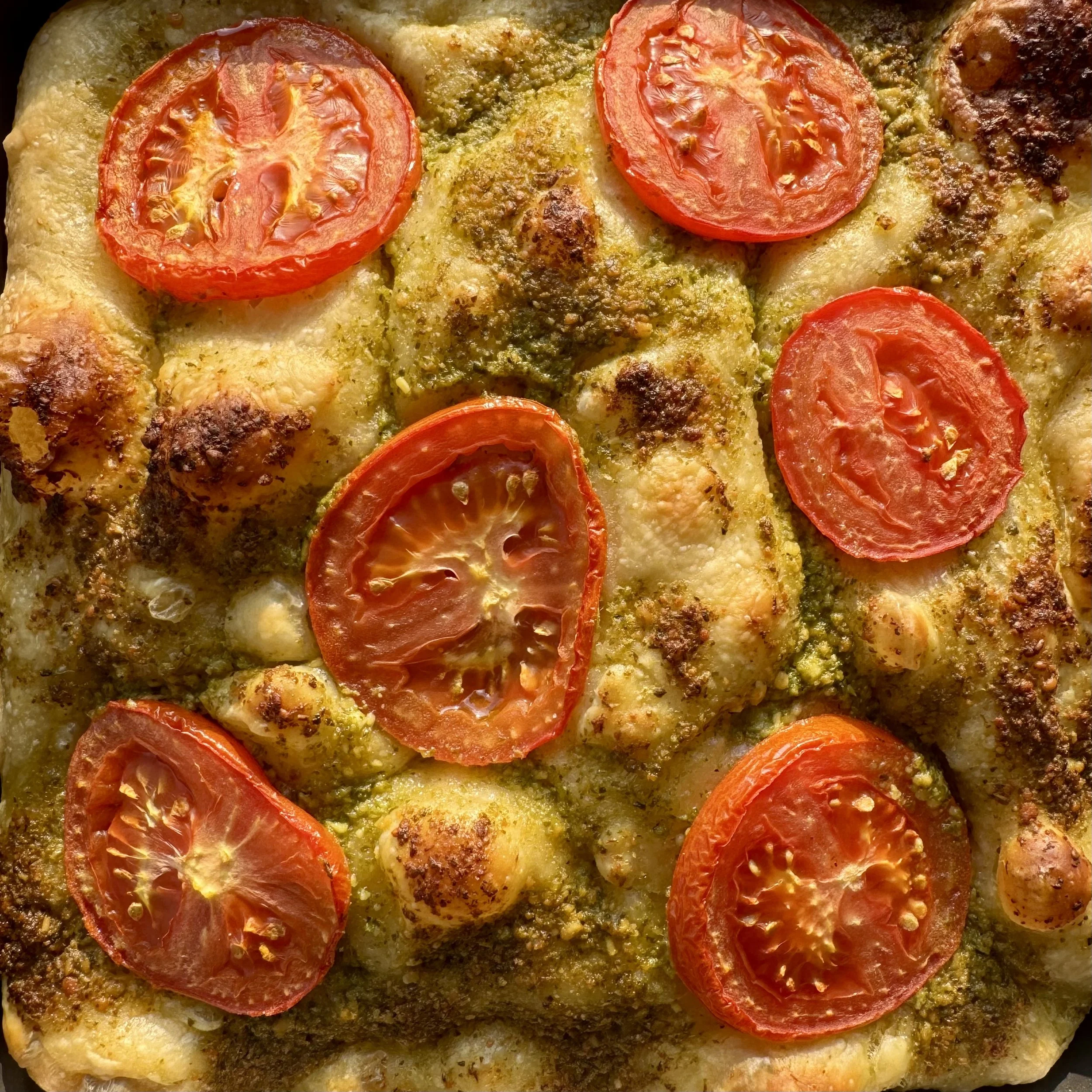 Tomato Pesto Focaccia