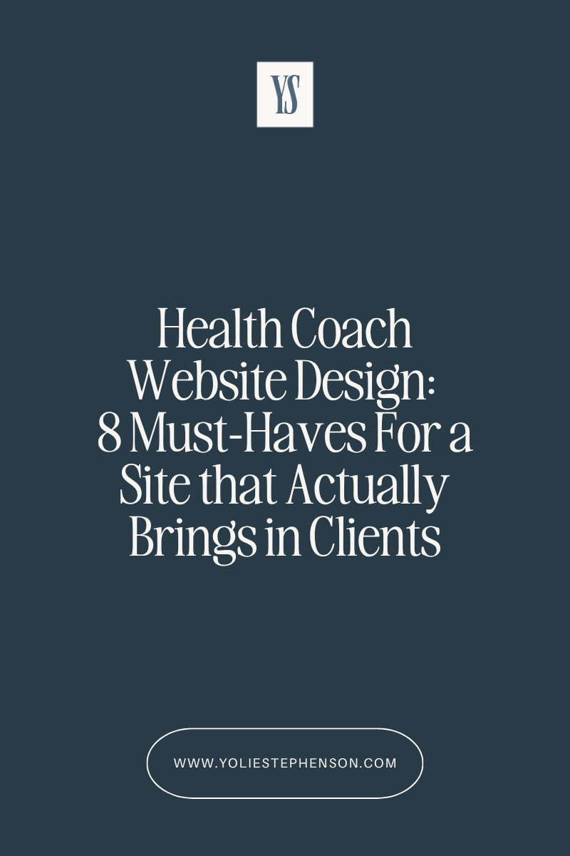 Health Coach Website Design Must-Haves to Bring in Clients