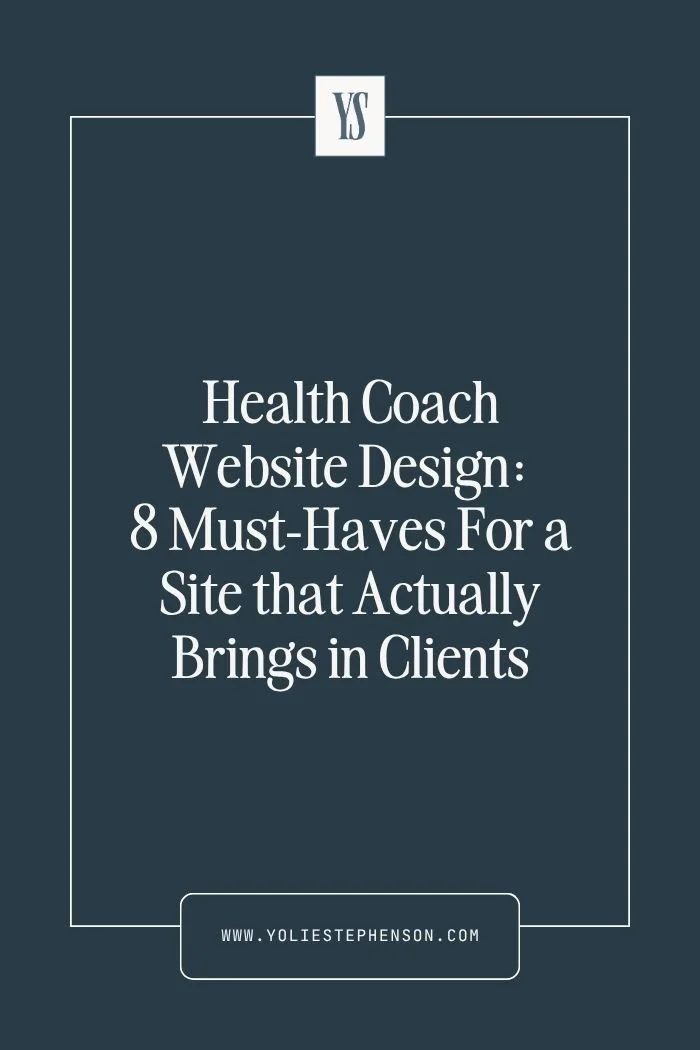 Health Coach Website Design Must-Haves to Bring in Clients