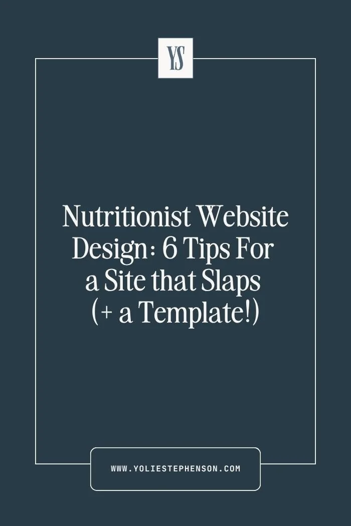 Nutritionist Website Design: 6 Tips For a Site that Slaps