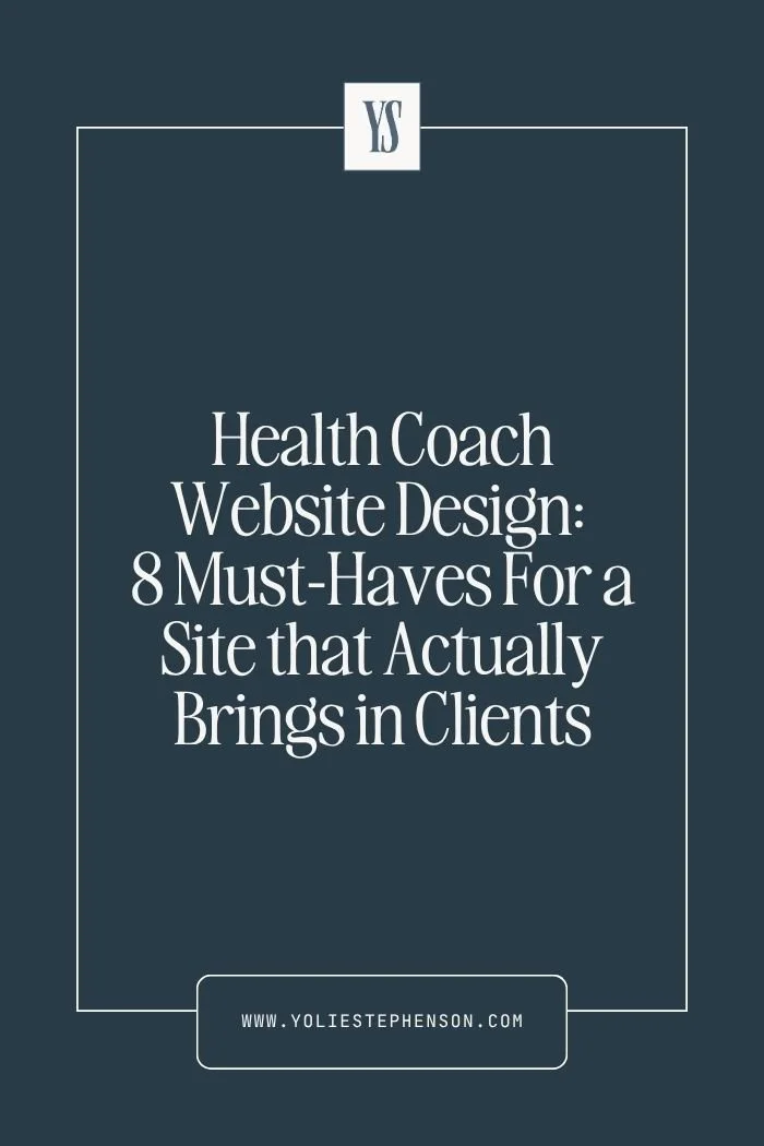 Health Coach Website Design Must-Haves to Bring in Clients