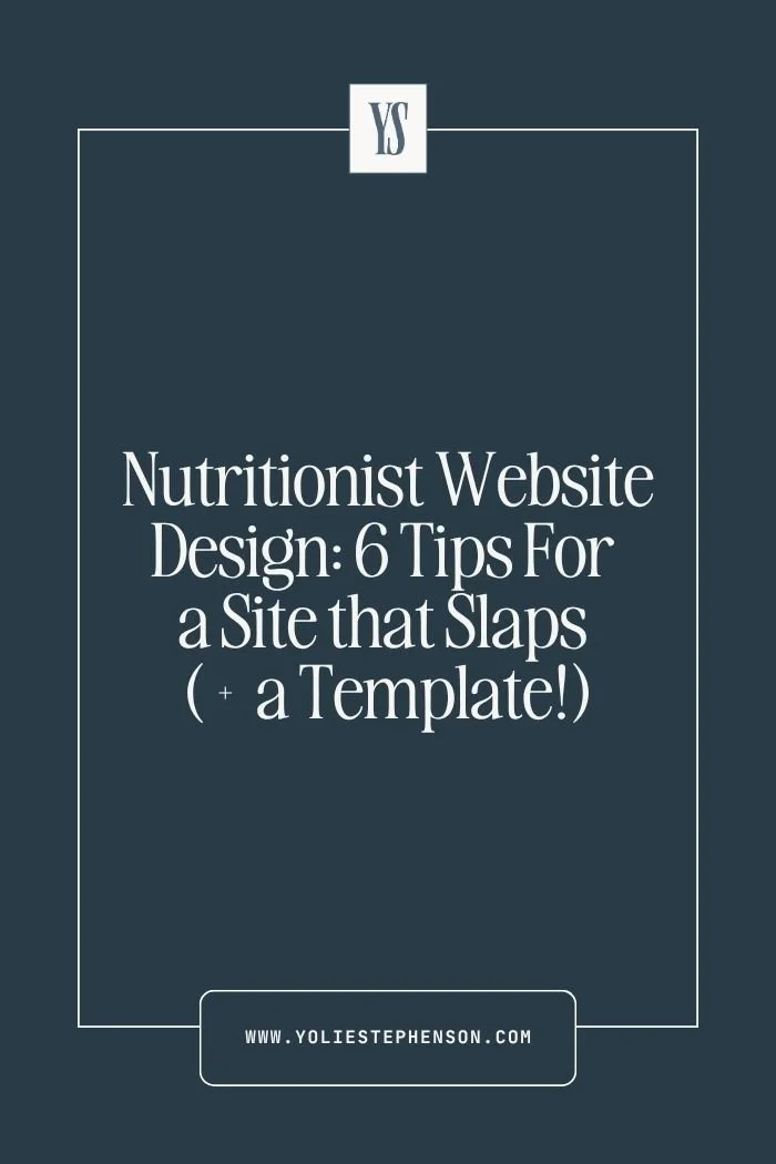 Nutritionist Website Design: 6 Tips For a Site that Slaps