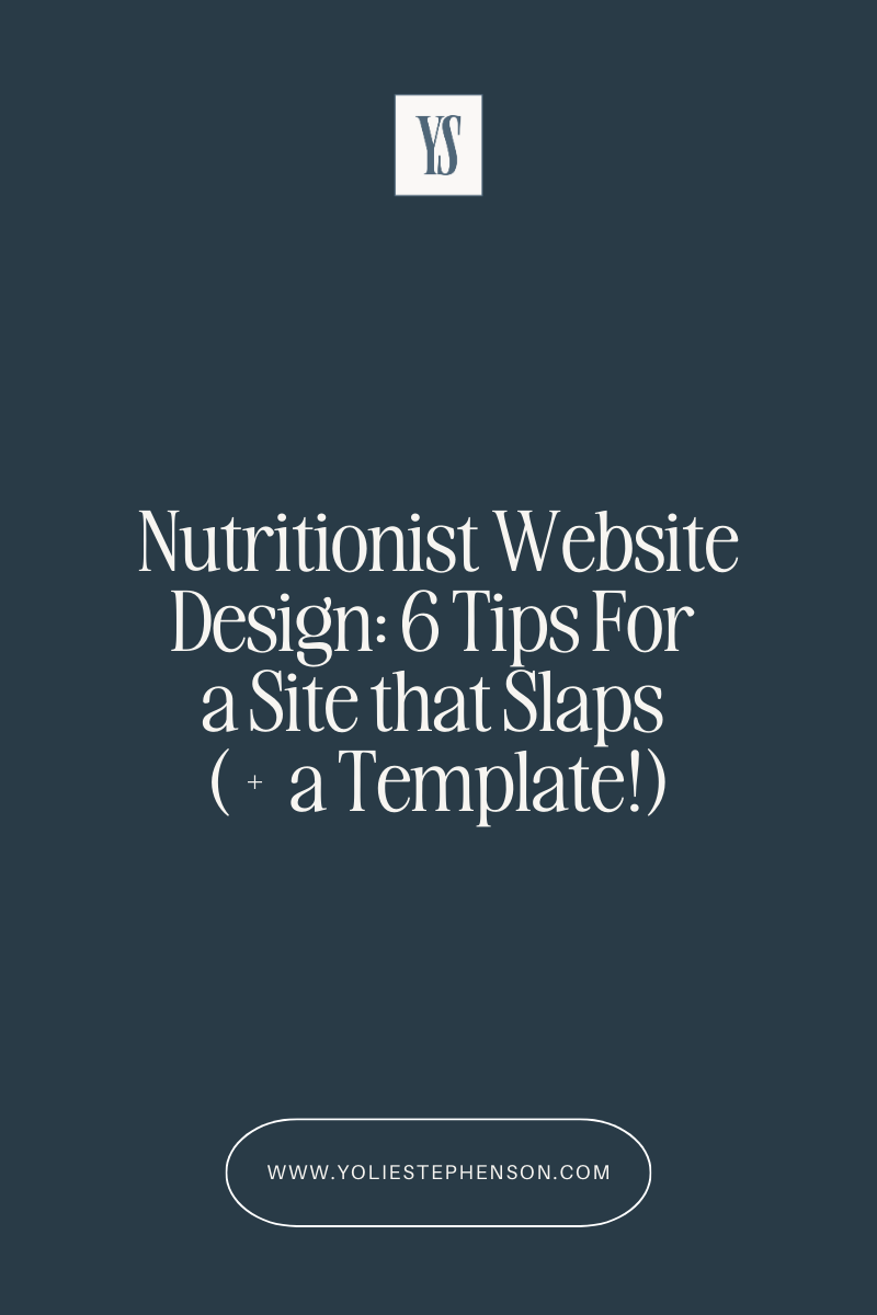 Nutritionist Website Design: 6 Tips For a Site that Slaps