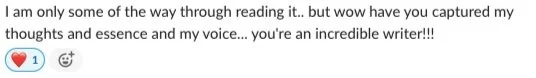 Sales page copywriting feedback sent via Slack