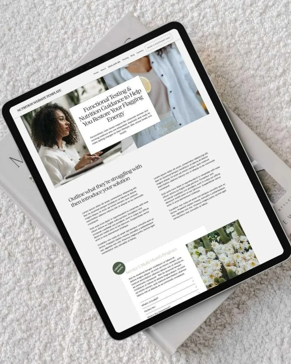 Squarespace Website Template for Nutritionists Services Page.jpg