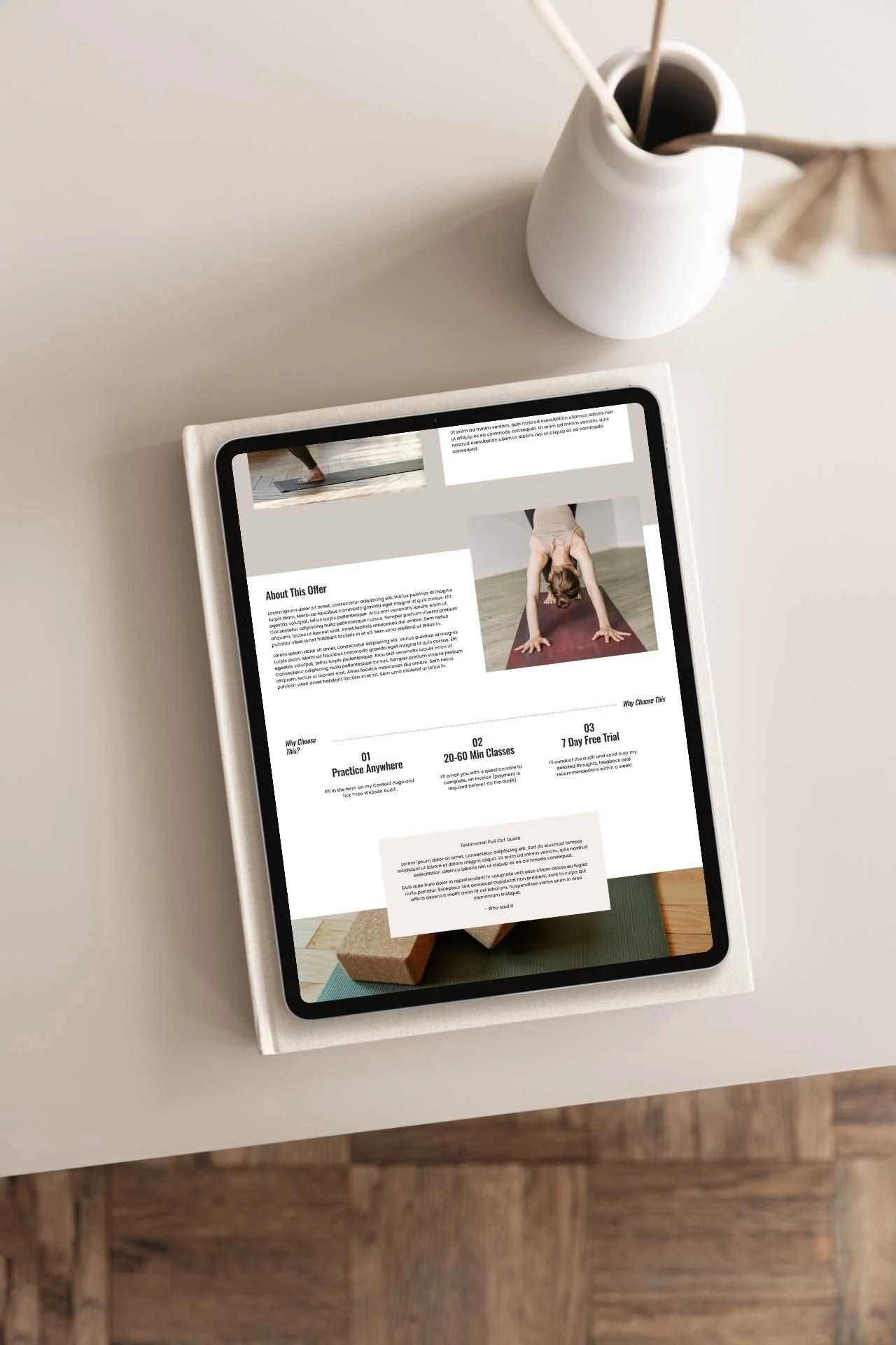 Yoga Teacher ABout Page Squarespace Website Template.jpg