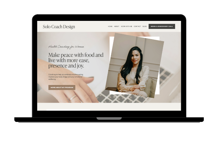 Health and Wellness Web Design for Health Coaches