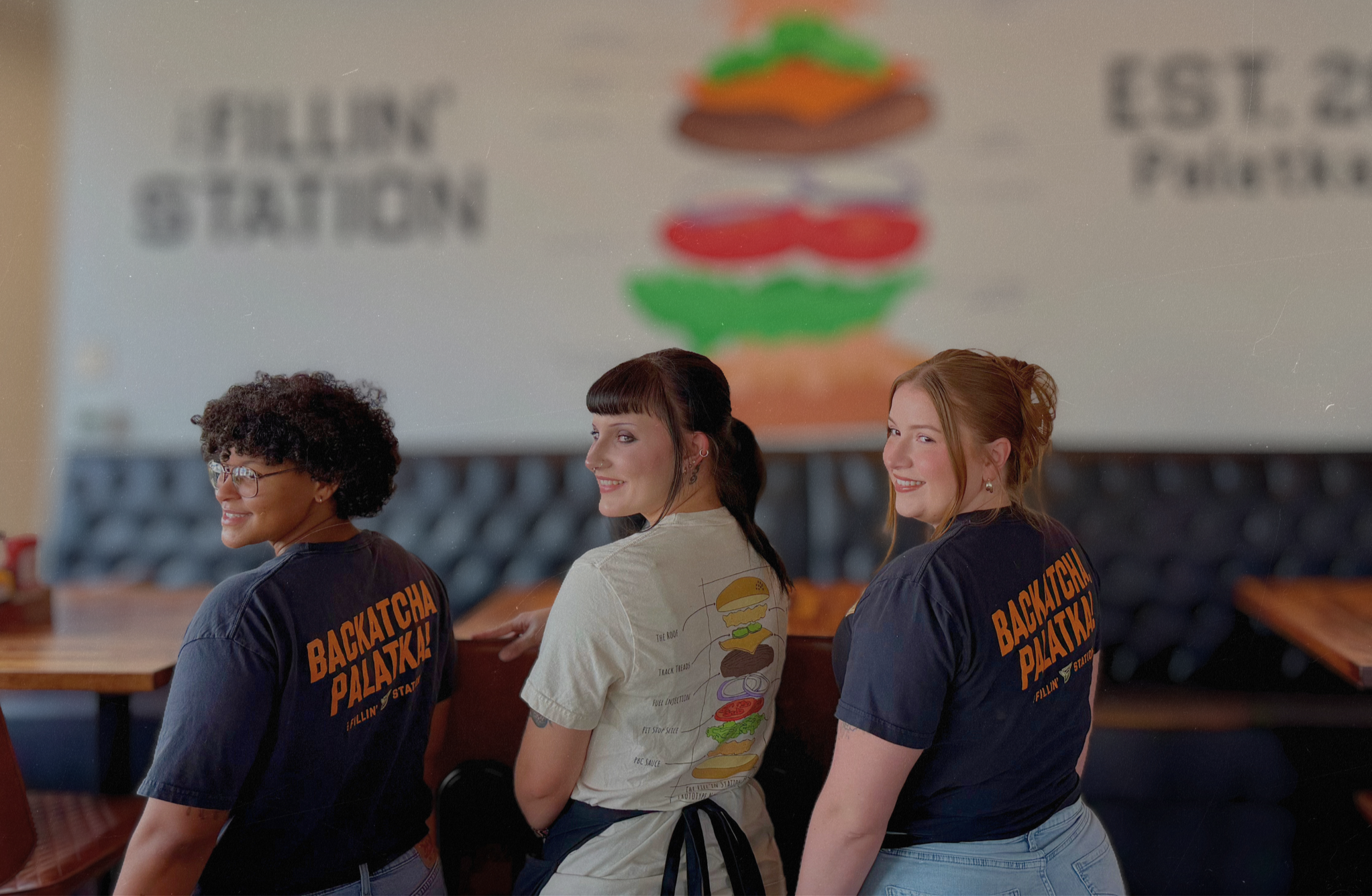 The friendly team at The Fillin' Station welcoming guests in Palatka, Florida.