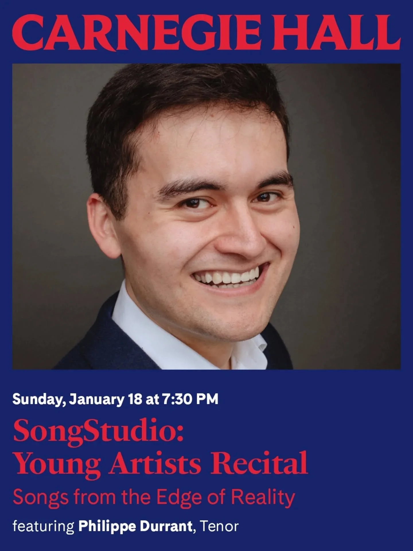 I'm nearly at the end of a great week at @carnegiehall as a SongStudio Artist!

It has been a dream come true to make my debut at this historic venue and tomorrow night I&rsquo;ll be performing in an adventurous recital that explores the space betwee