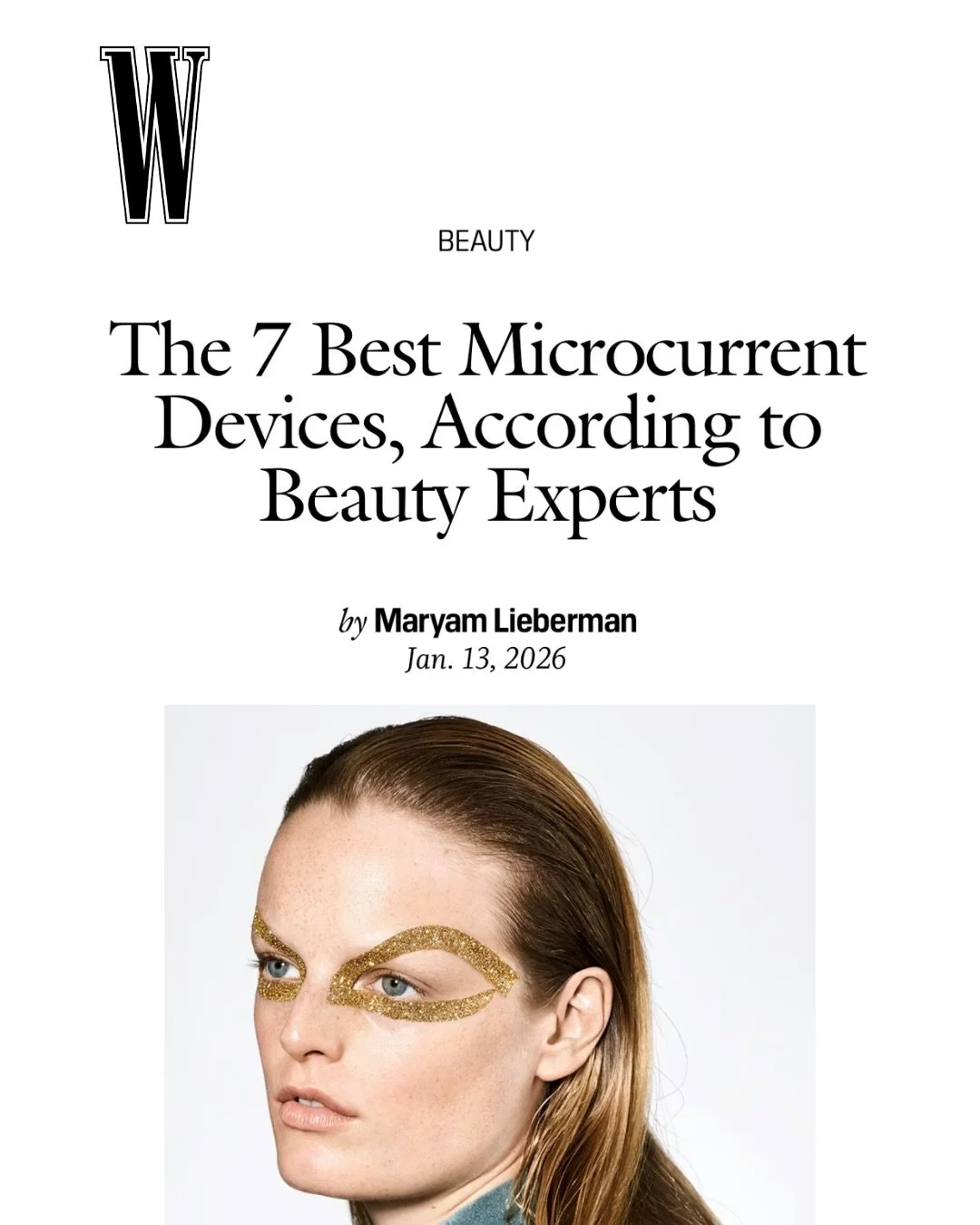 Microcurrent is one the most effective ways to maintain the condition of the facial muscles in between facials. I love NuFACE because its innovative technology mimics professional treatments.

Thank you to @maryamlieberman, queen of the beauty editor