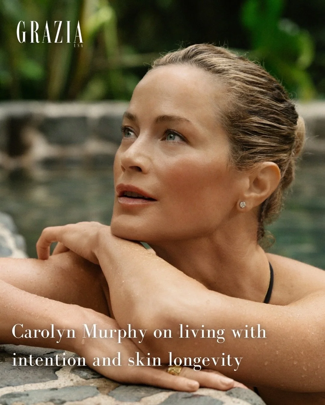 @carolynmurphy reflects on the importance of inner beauty and healing with @graziausa_ at the&nbsp;@esteelauder Skin Longevity Institute at Hacienda AltaGracia.