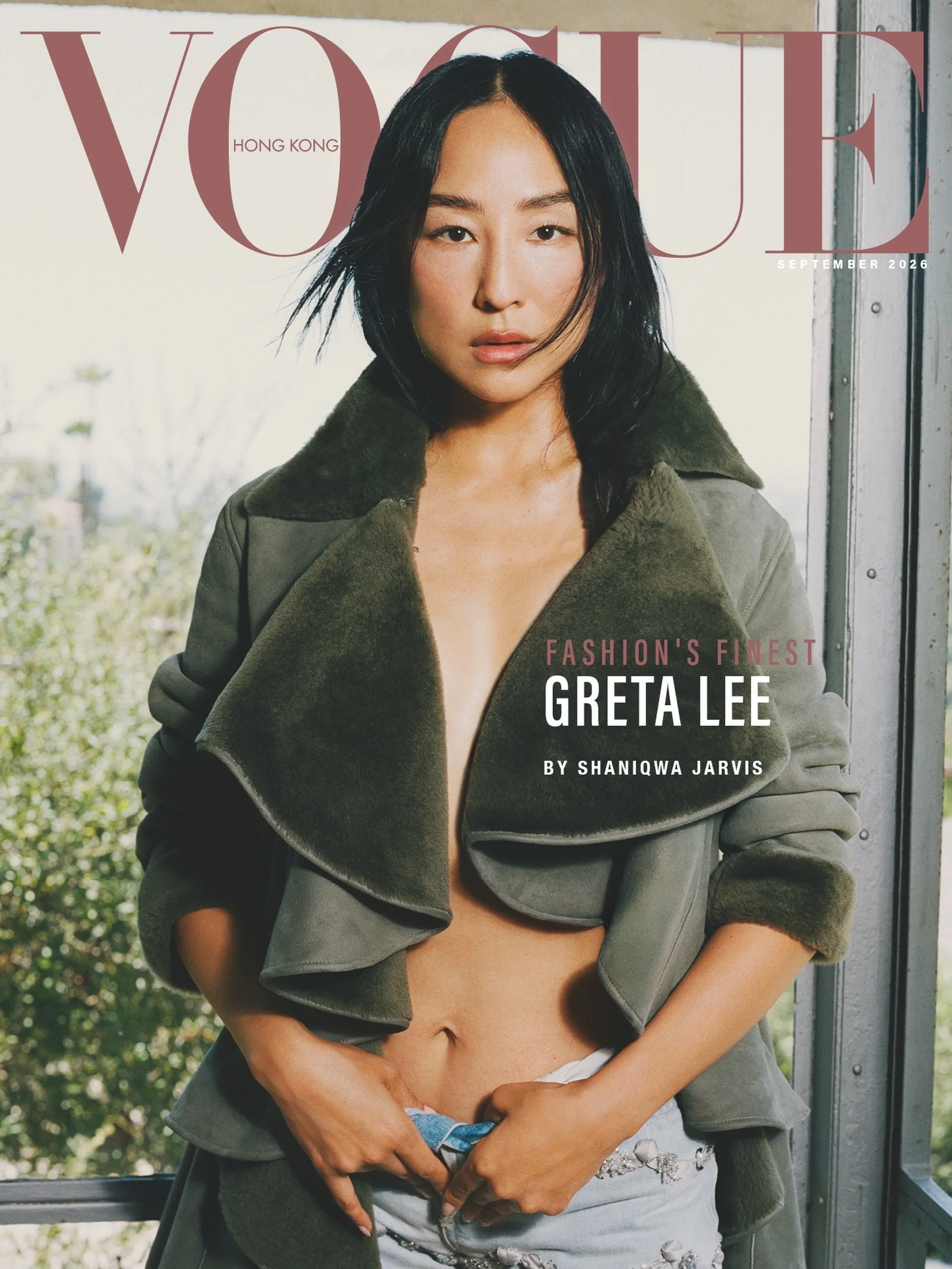Greta Lee on the September issue of @voguehongkong