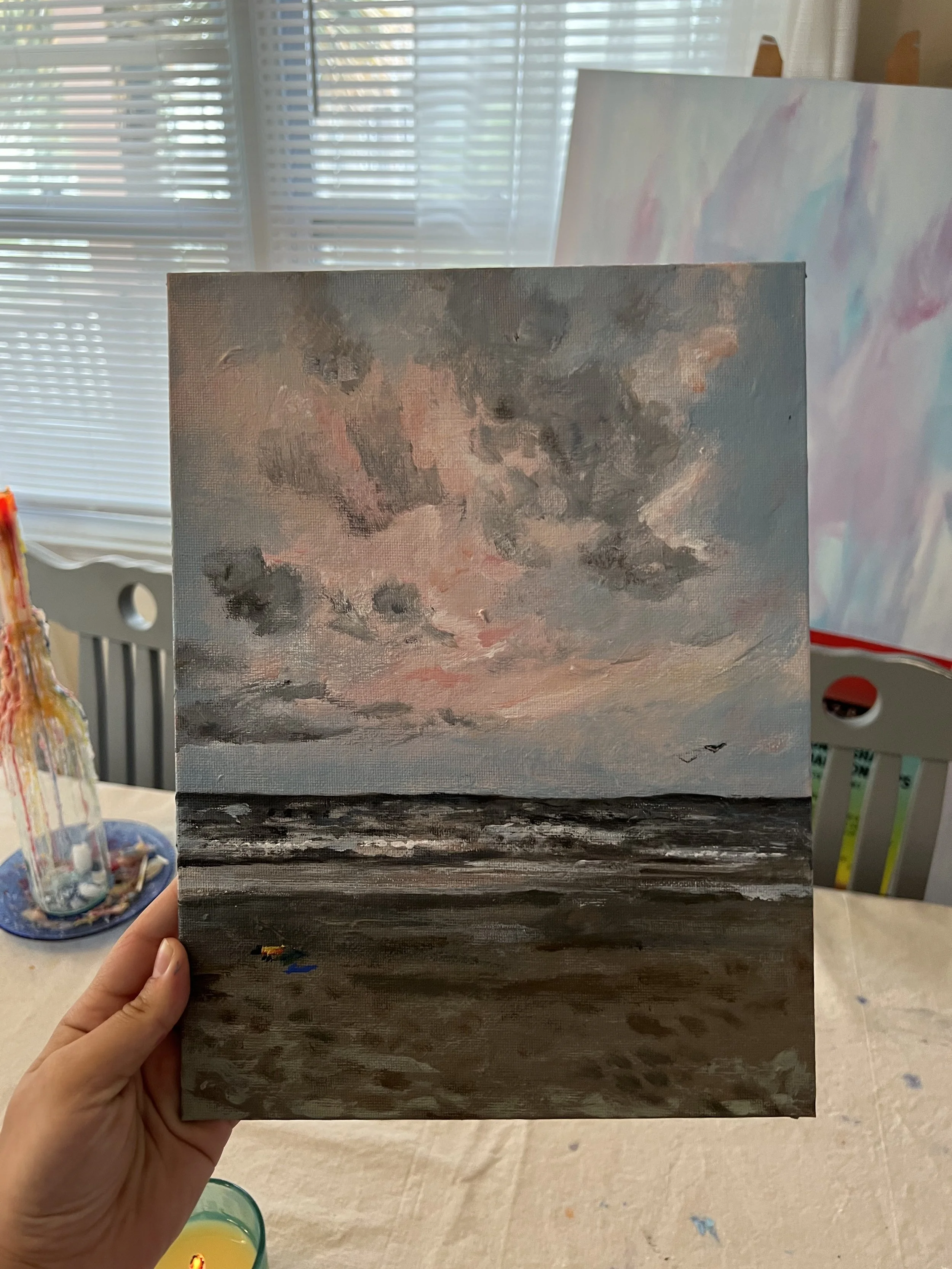 beach sunset study acrylic.jpeg