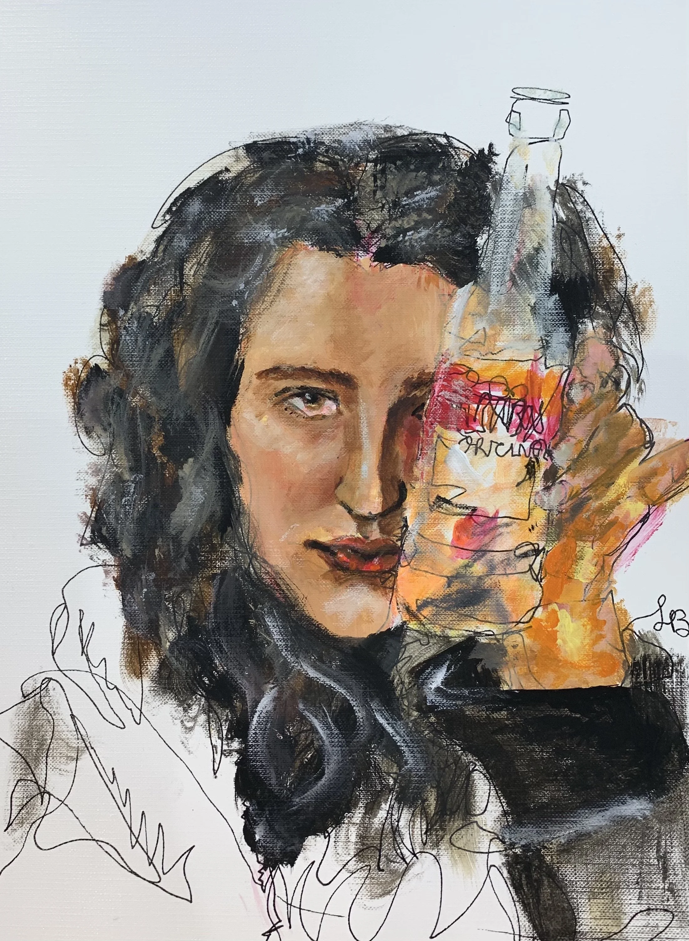 bottle study acrylic.jpeg