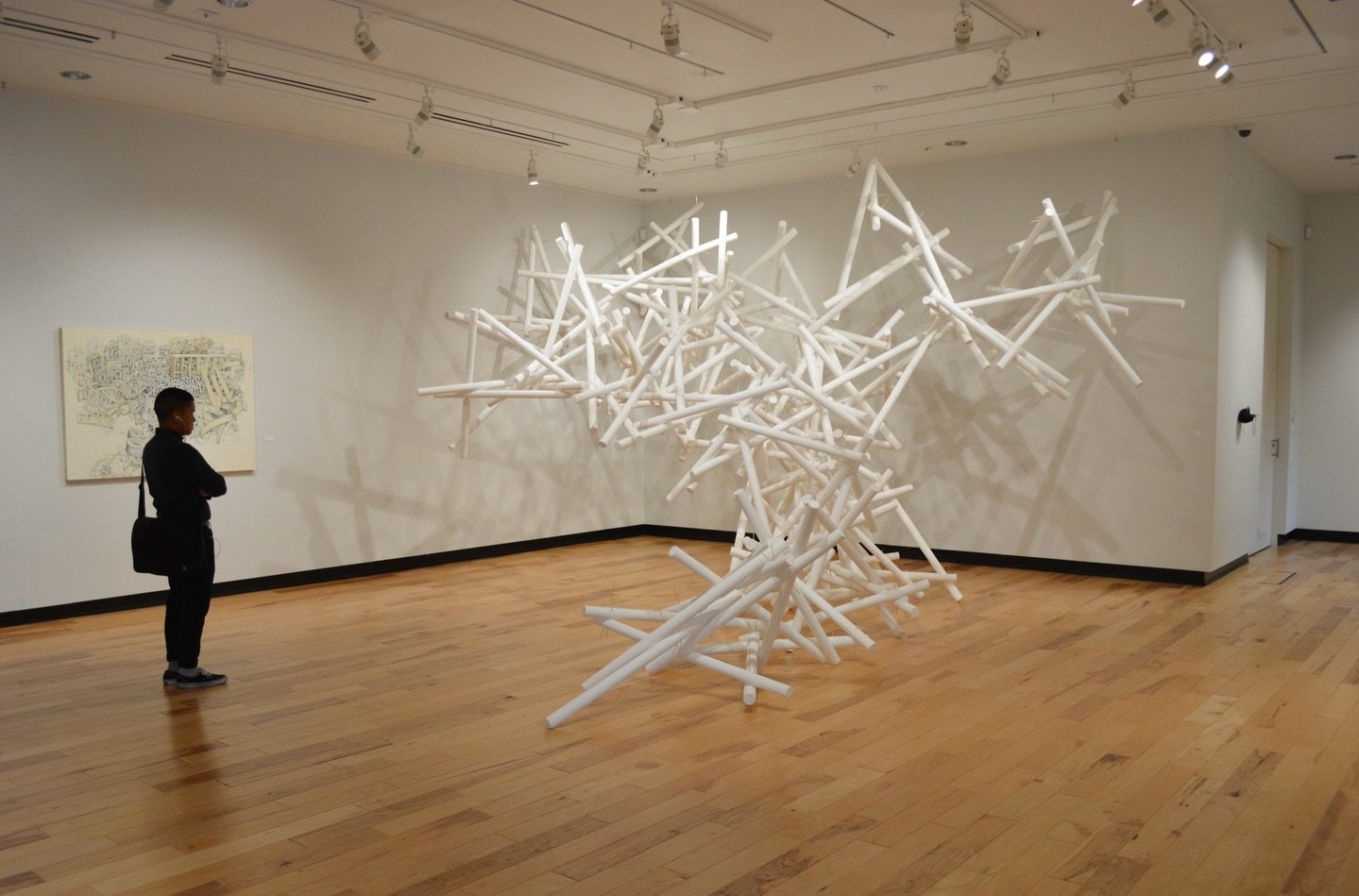 It was fun to be back at Biola University yesterday to talk with Prof. Beck&rsquo;s students. In image order:
1. When I was putting together slides I popped in this work I did at Biola many years back. The last time I saw this piece it was headed out