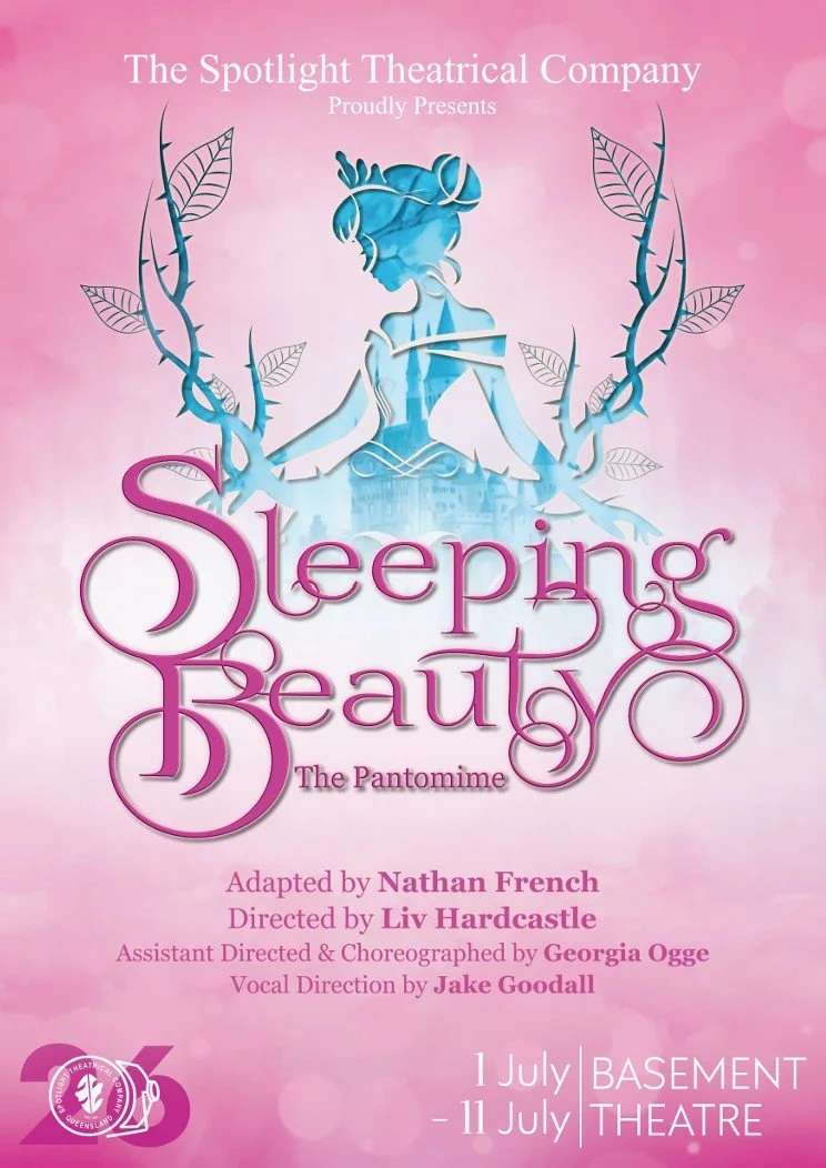'Sleeping Beauty: The Pantomime' by The Spotlight Theatrical Company in Benowa. Musical theatre with shows from 1 July to 11 July 2026. Enjoy this interactive re-telling of the classic Disney princess tale. Enjoyable for children and adults.