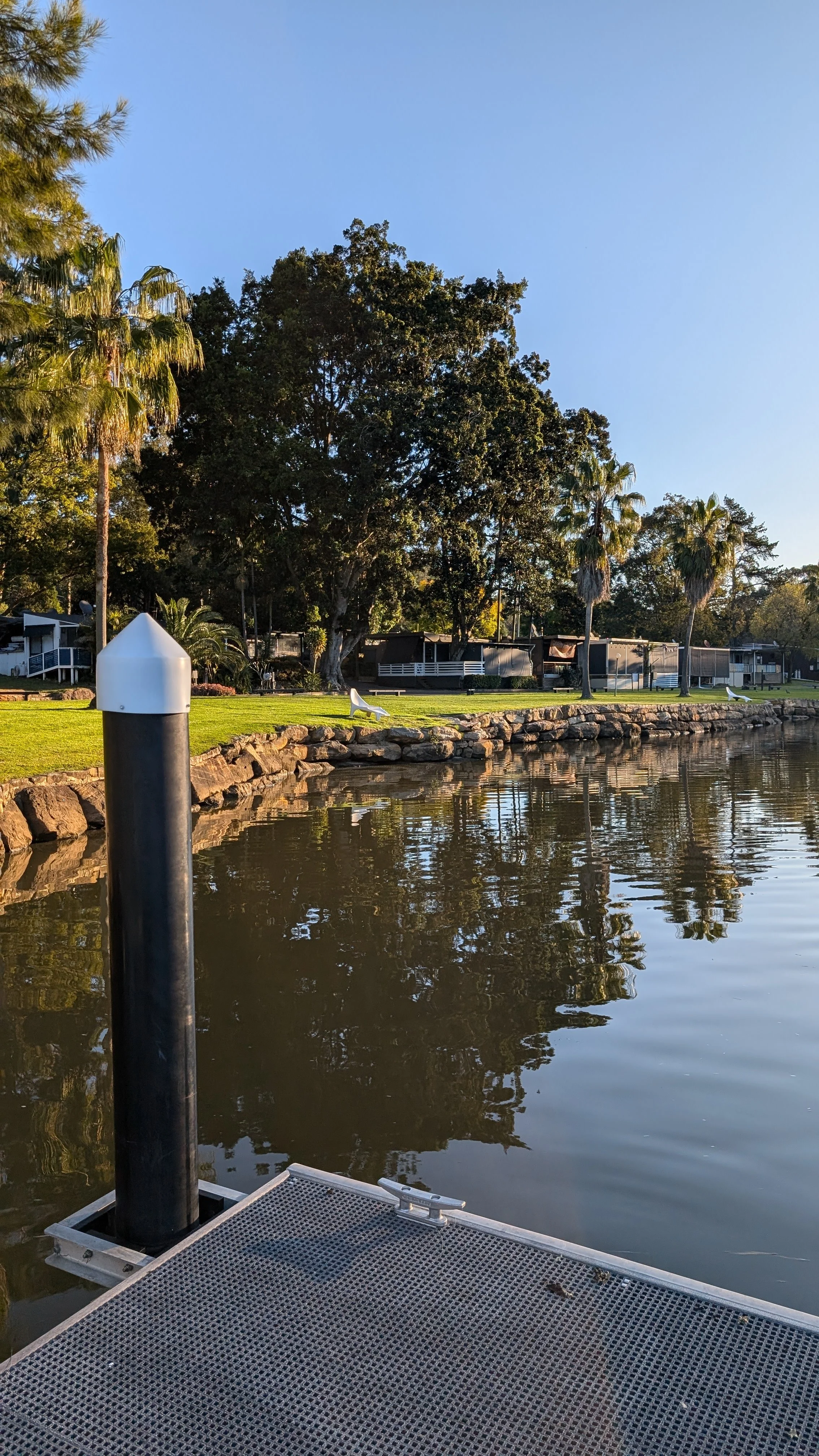 Torrens from the water - golden hour