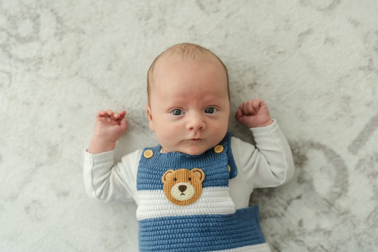 100 day baby photos Christchurch Little Looks milestone session