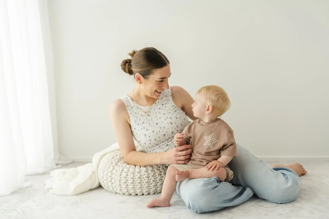 Loving connection captured in motherhood session Christchurch
