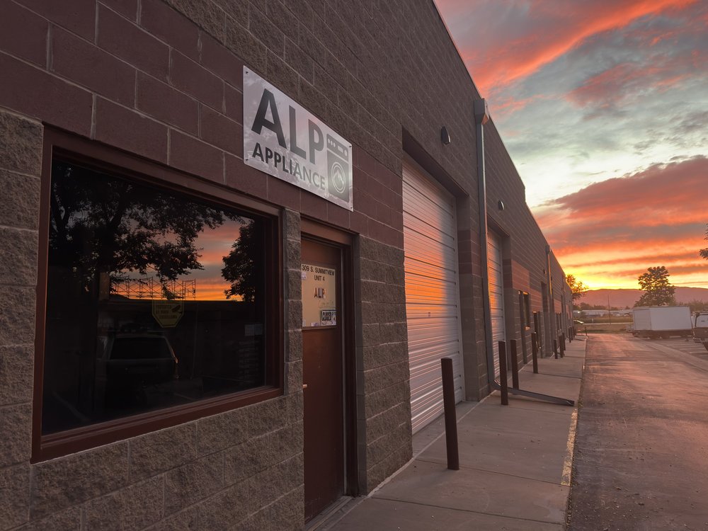 The ALP Appliance shop at sunset, 309 S Summitview Dr, Fort Collins