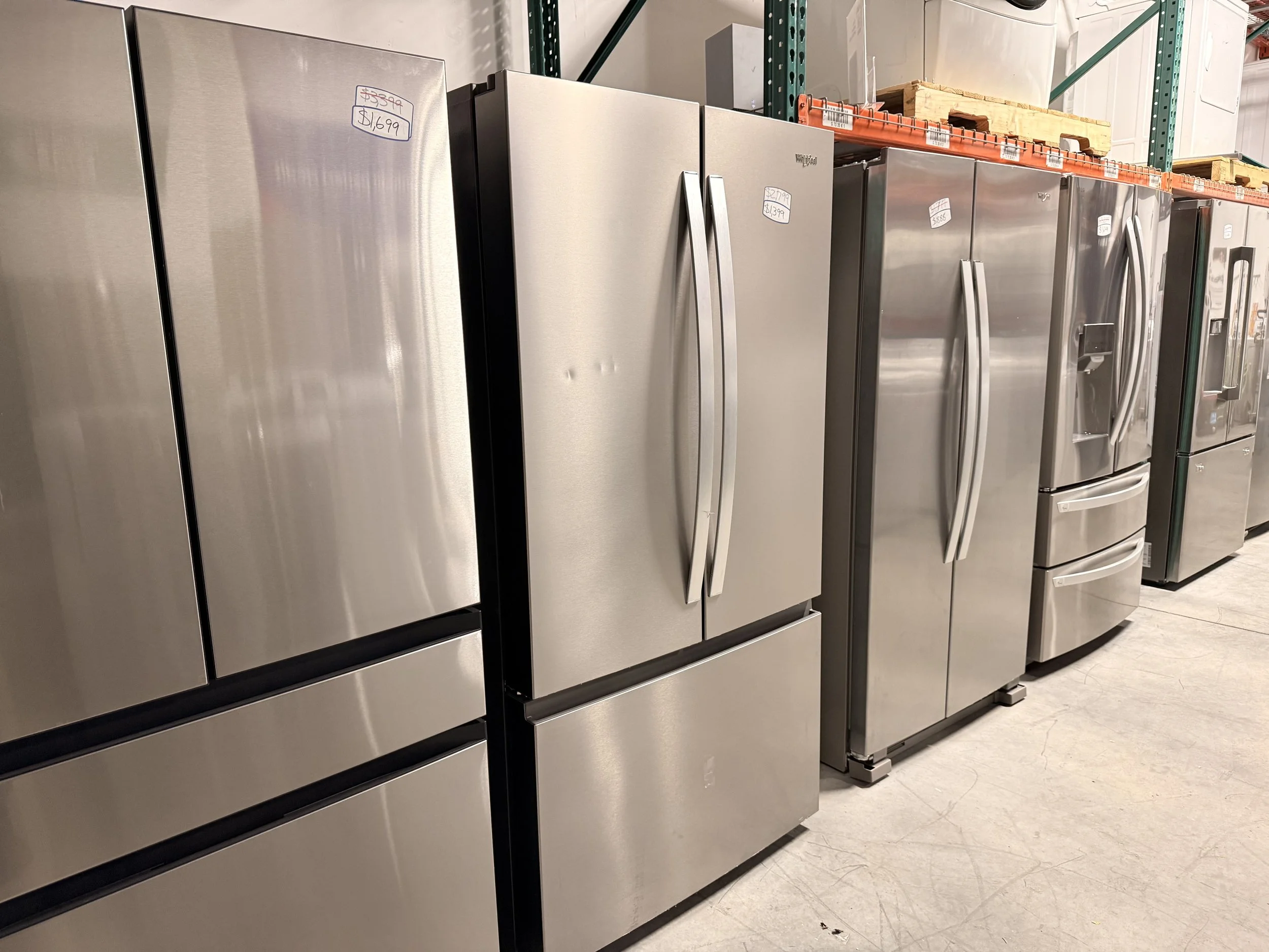 French door fridges, this week's truckload
