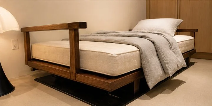 Solid Walnut Day Bed- Custom Designed and Built