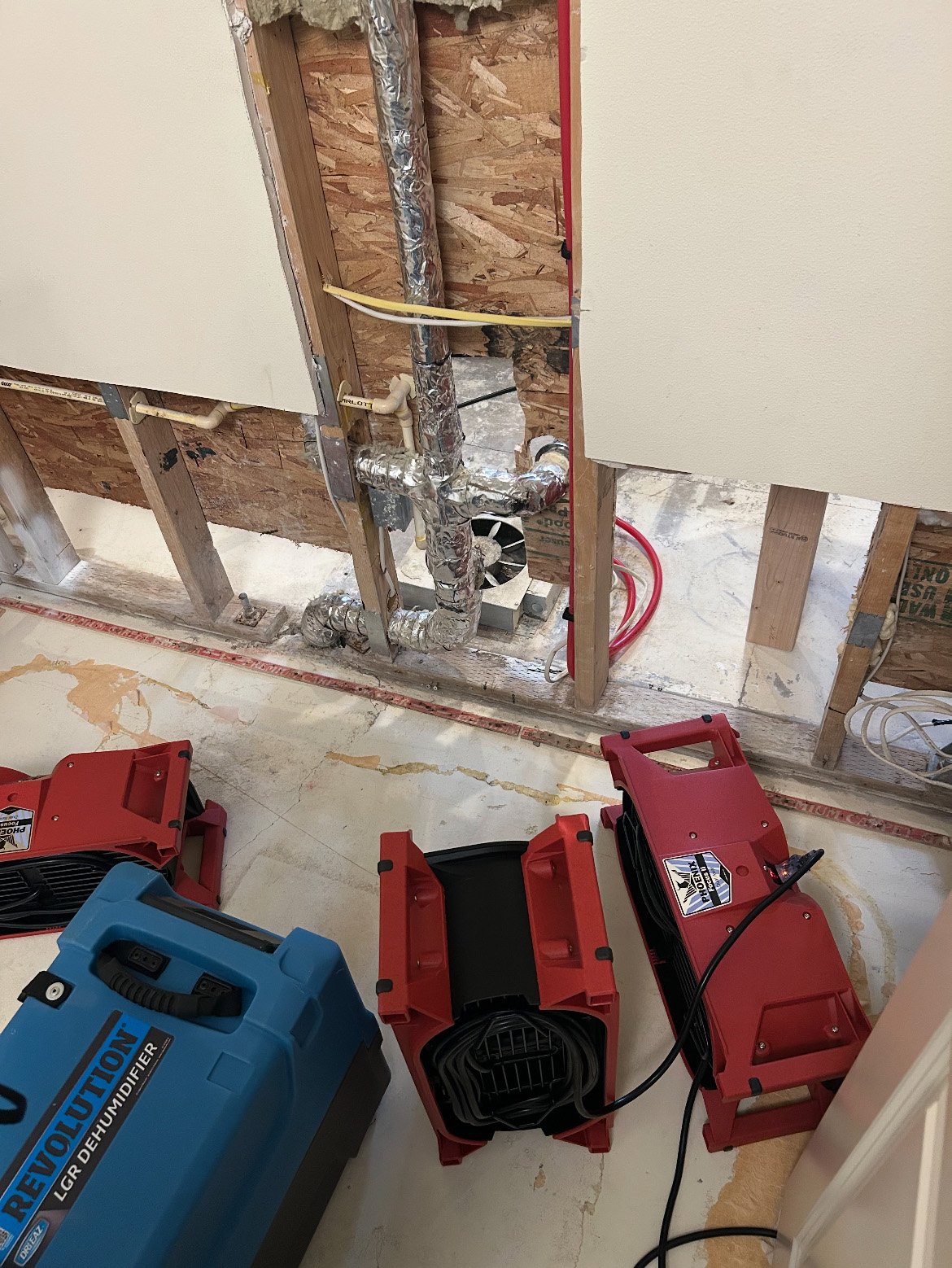home demolition for water damage repair