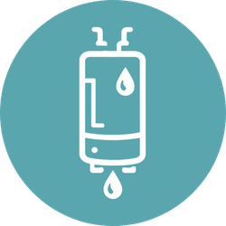 leaking water heater icon