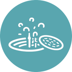 leaky sewer icon
