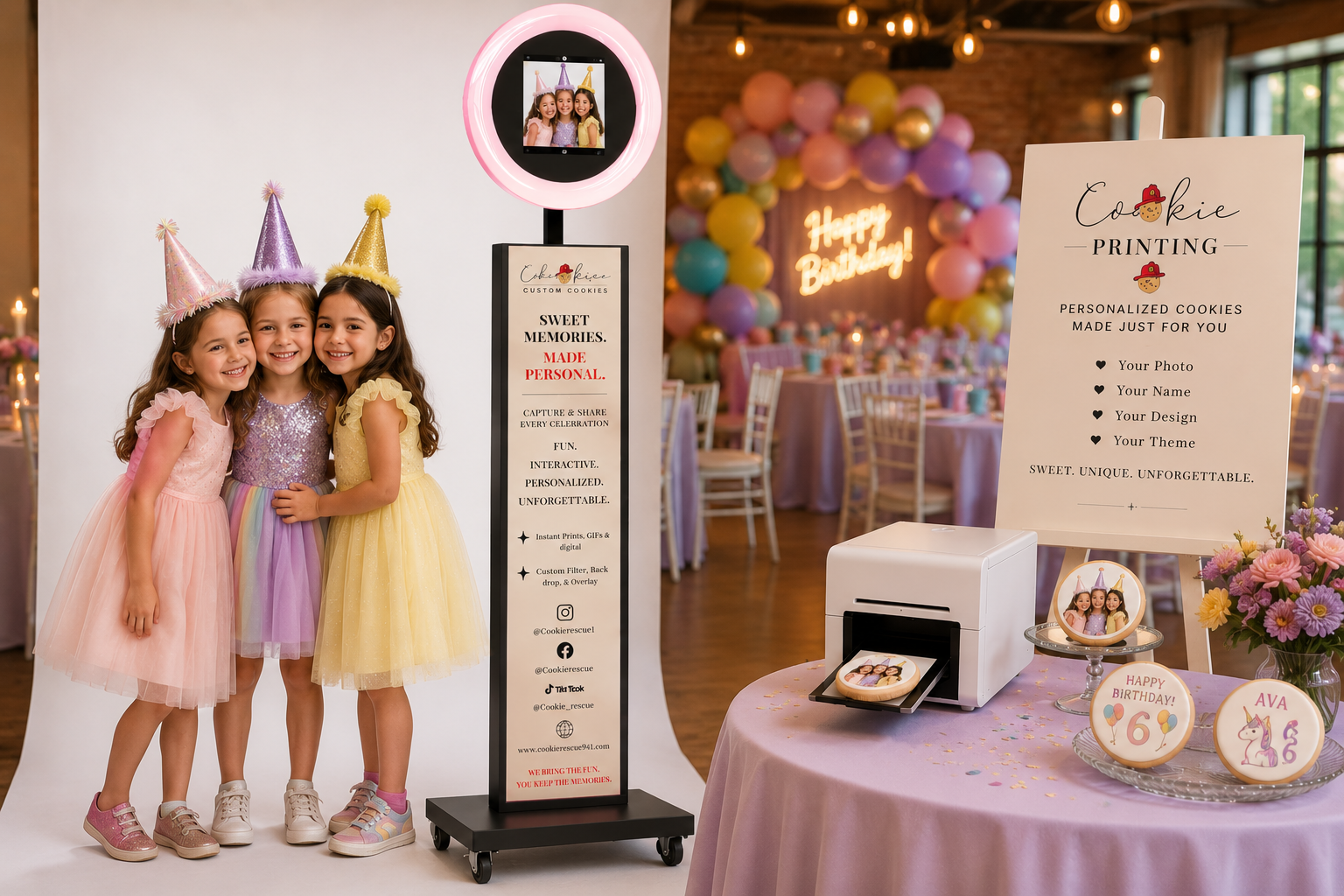 Birthday Party Photo Booth Package