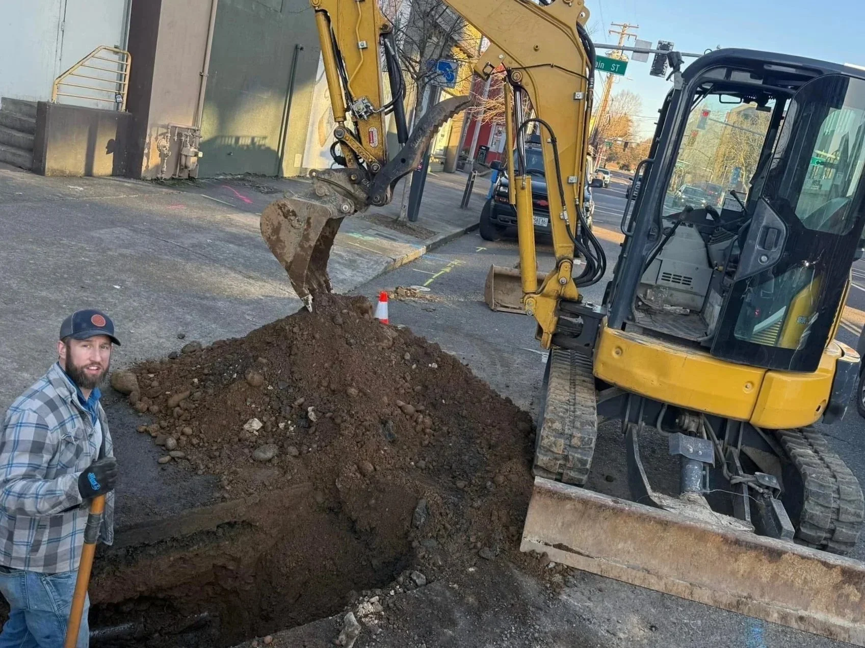 Plumbing & Excavation.                                               
    

*Sewer Lines.      * Water Lines
* Hard Scape       * Retaining Walls
