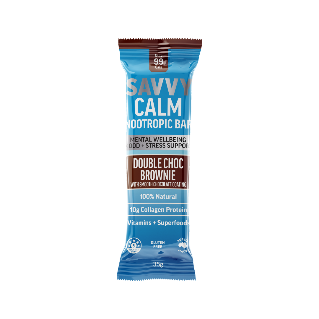Calm Nootropic Bar Double Choc Brownie