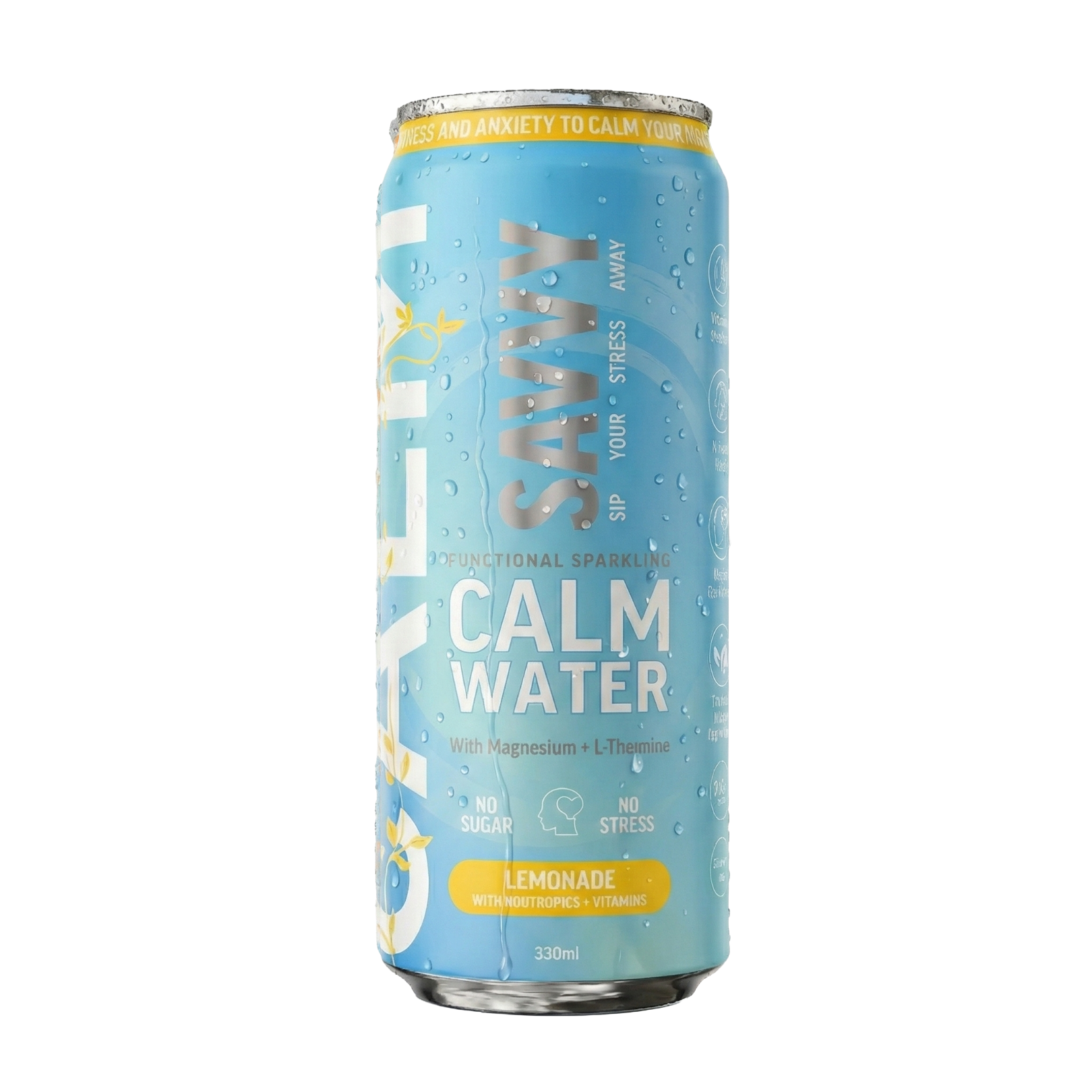 Calm Sparkling Water Lemonade