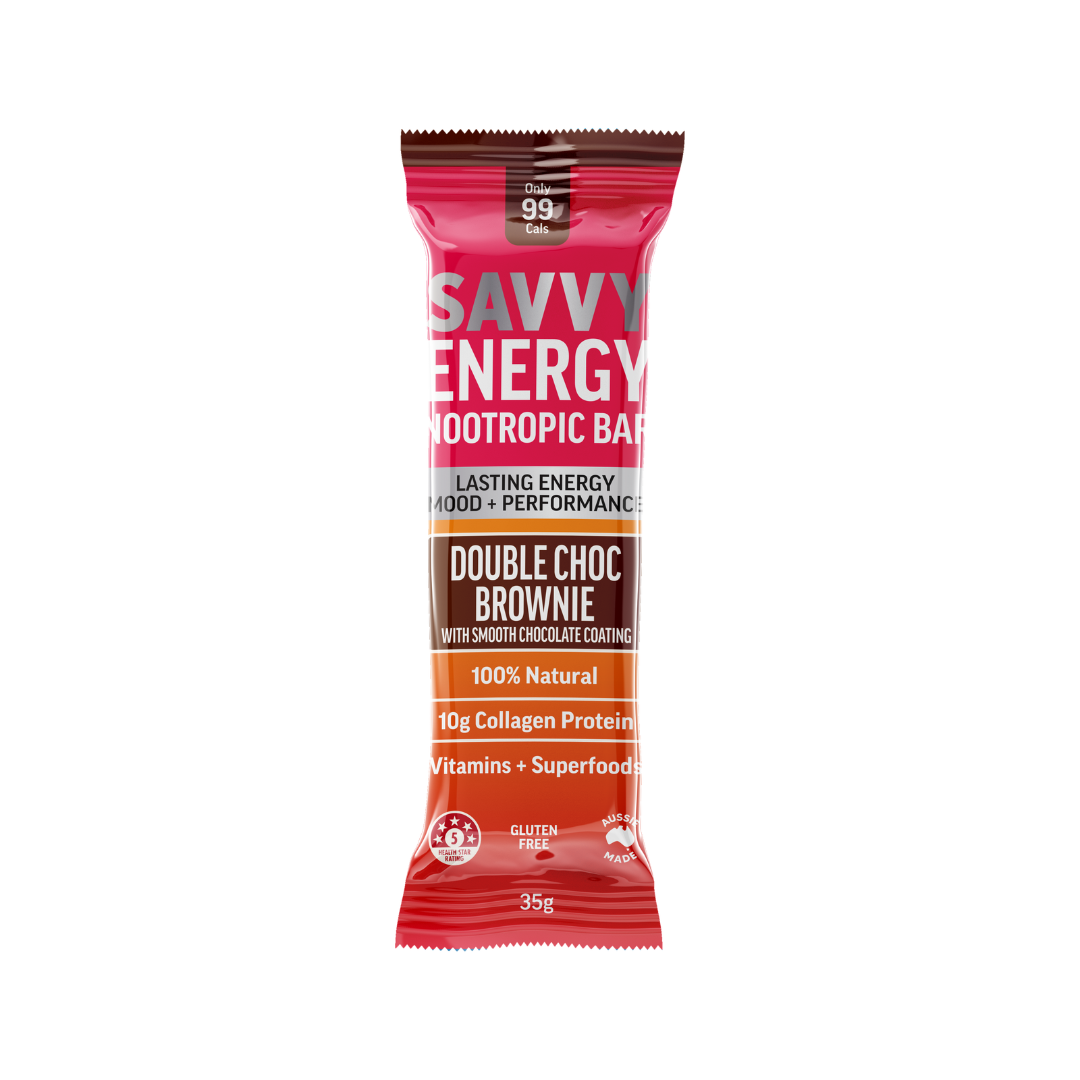 Energy Nootropic Bar Double Choc Brownie