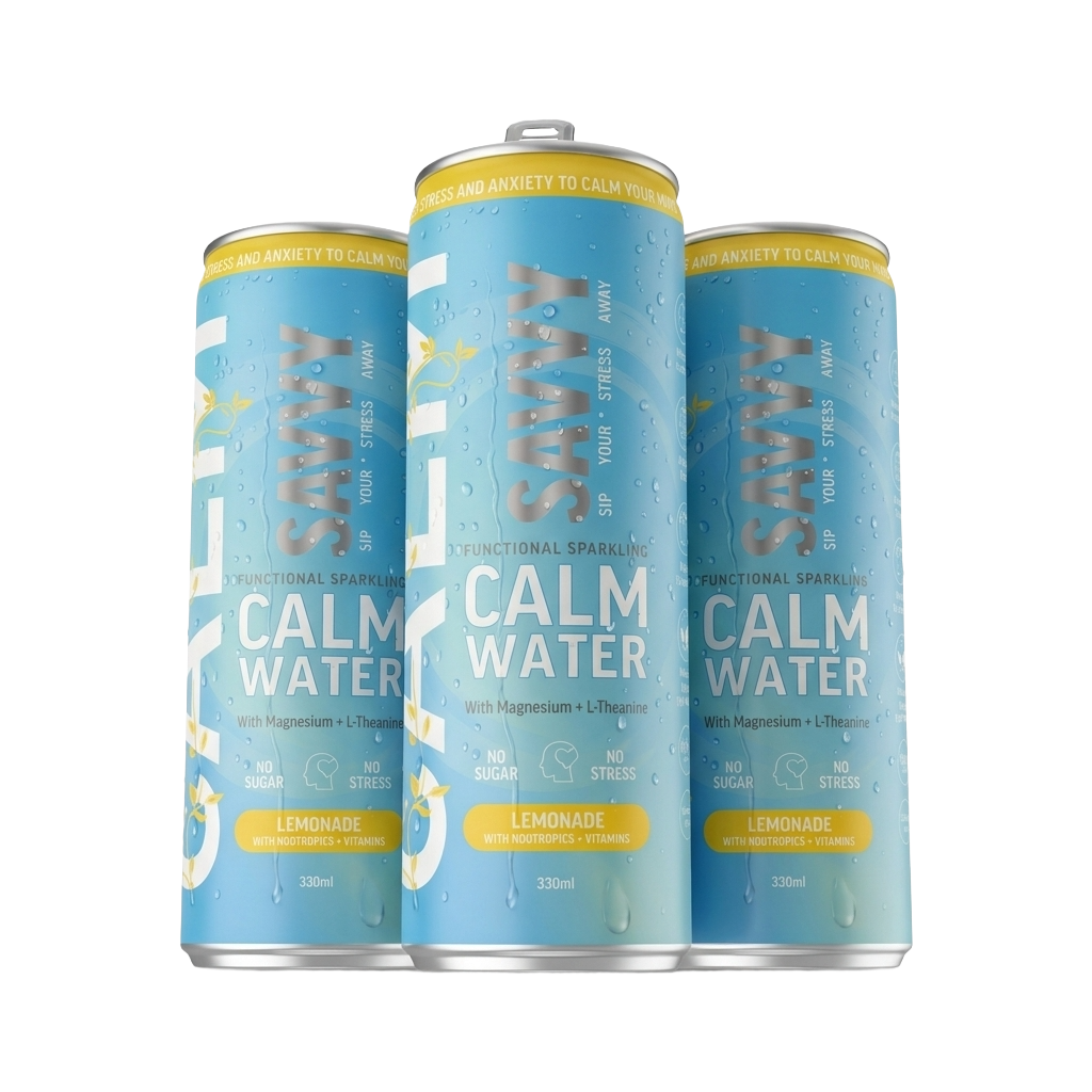 Calm Sparkling Water Lemonade