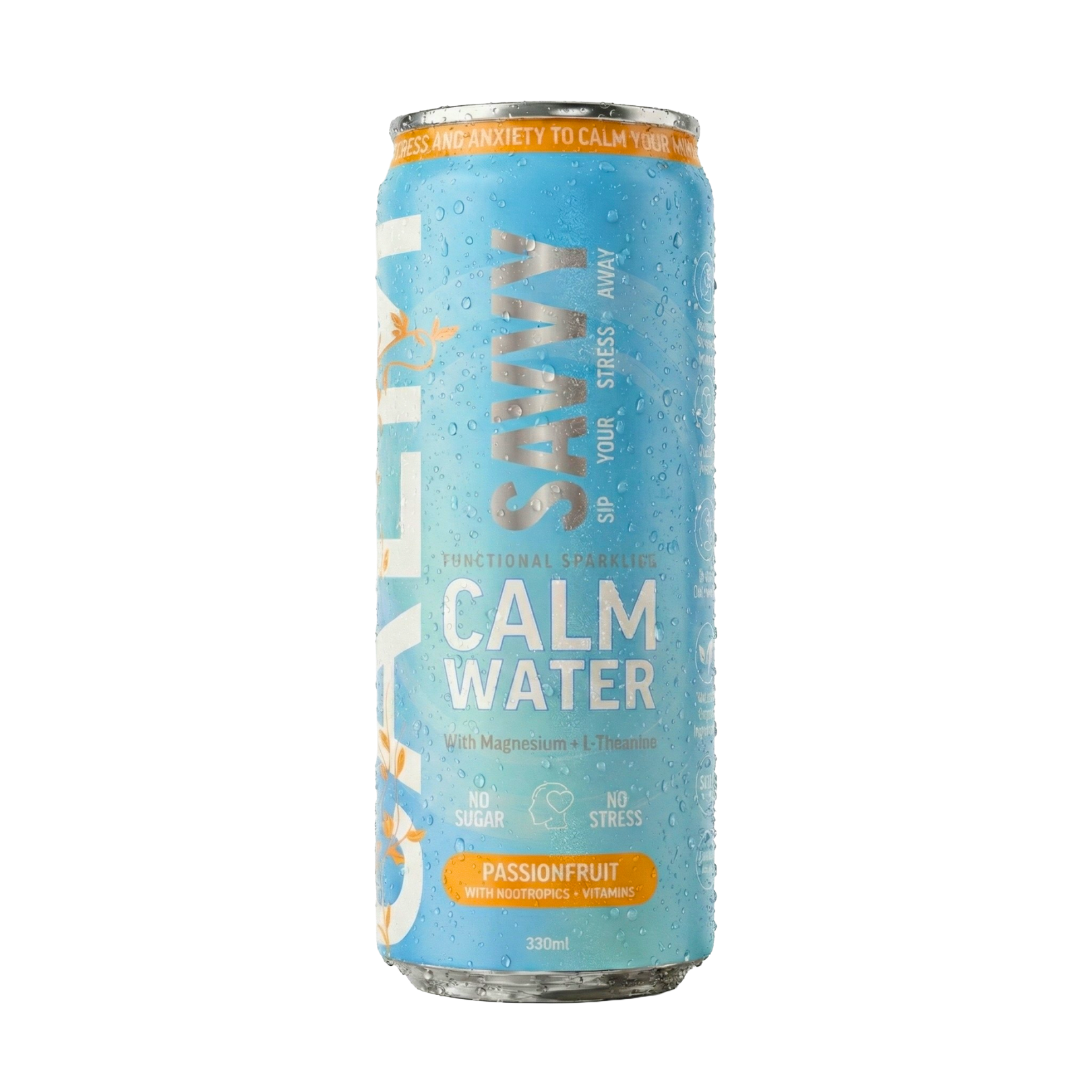 Calm Sparkling Water Passionfruit