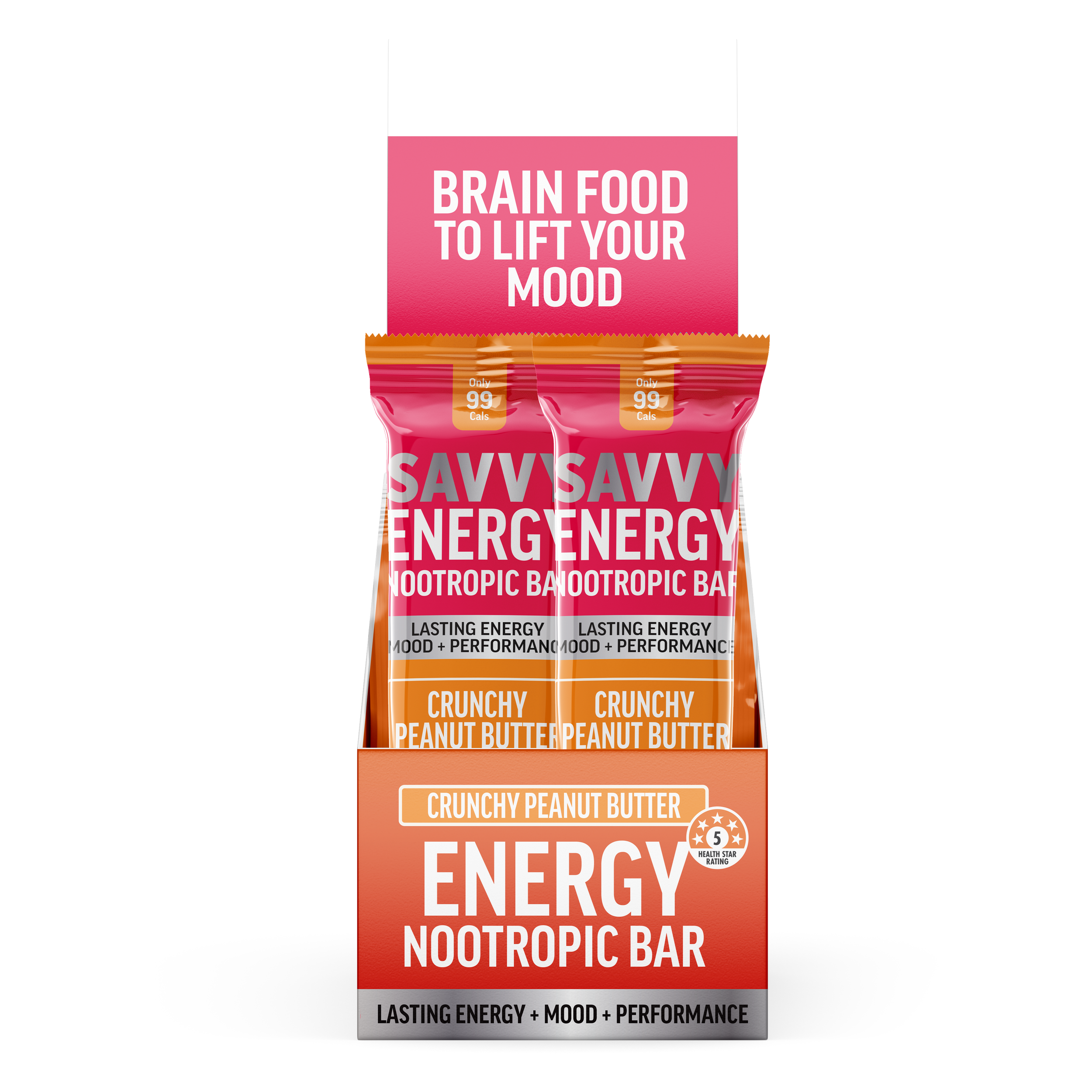 Energy Nootropic Bar Crunchy Peanut Butter