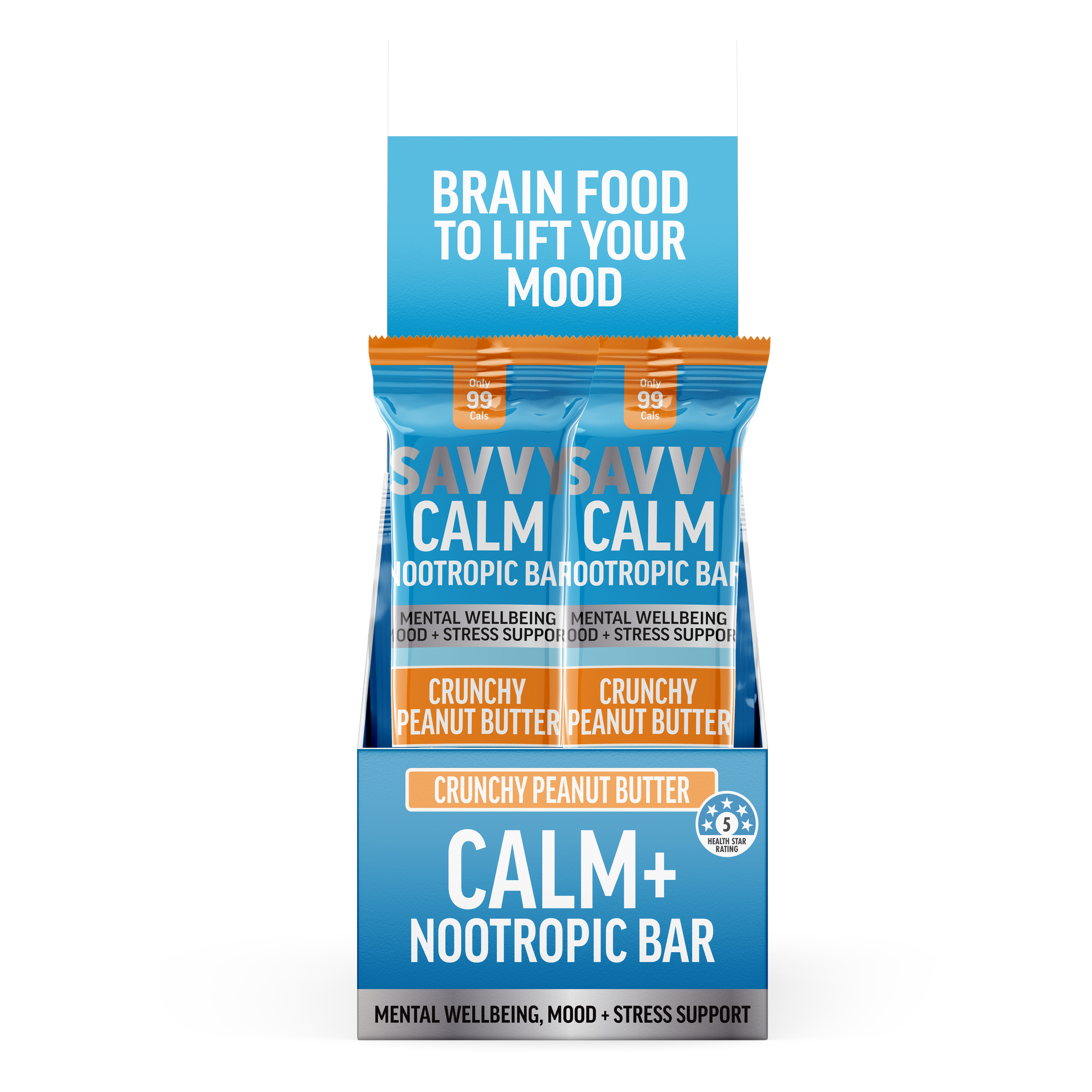 Calm Nootropic Bar Crunchy Peanut Butter