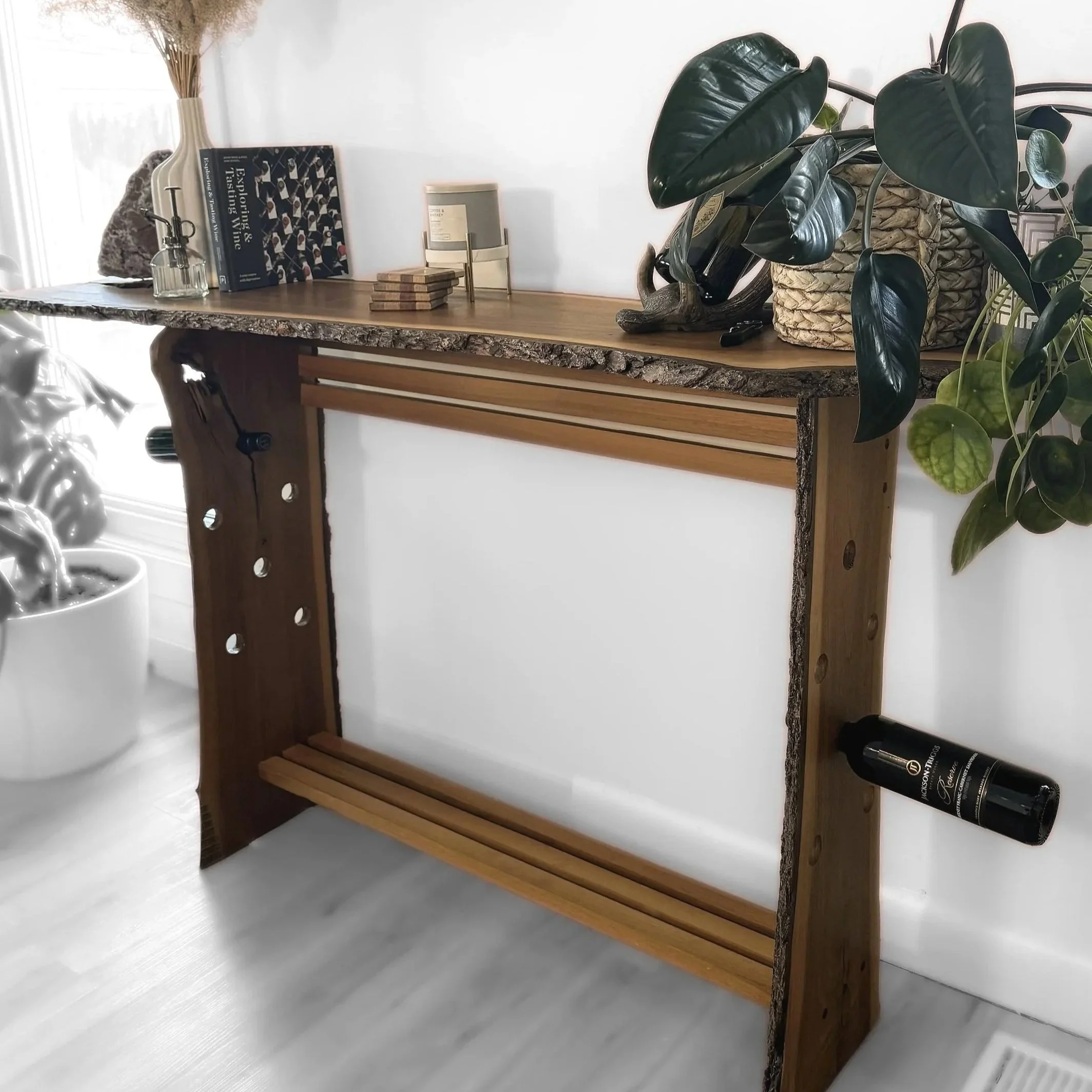 Live Edge Console Table